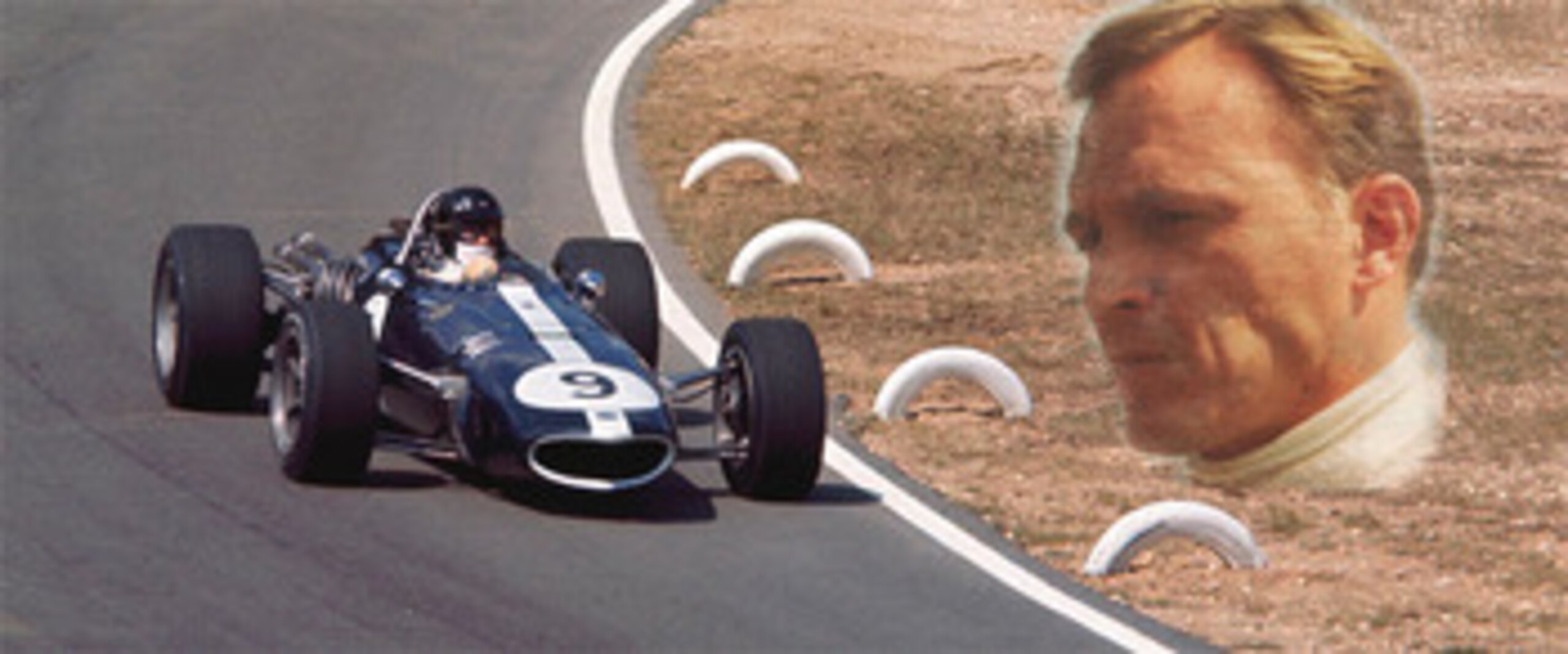 Dan Gurney - the only Amercan in F1 in his own American car.