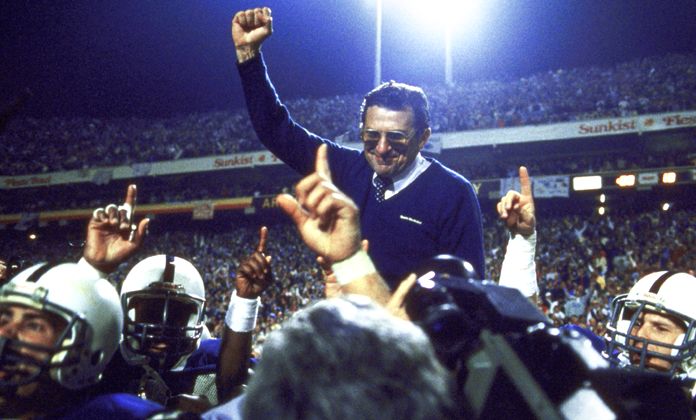 Joe Paterno has won two national championships. Can he win a third? Getty Images.