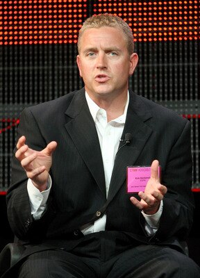 PASADENA, CA - JANUARY 05:  Broadcaster Kirk Herbstreit speaks onstage during the 'BCS Title Game' panel at the ESPN portion of the 2011 Winter TCA press tour held at the Langham Hotel on January 5, 2011 in Pasadena, California.  (Photo by Frederick M. Br