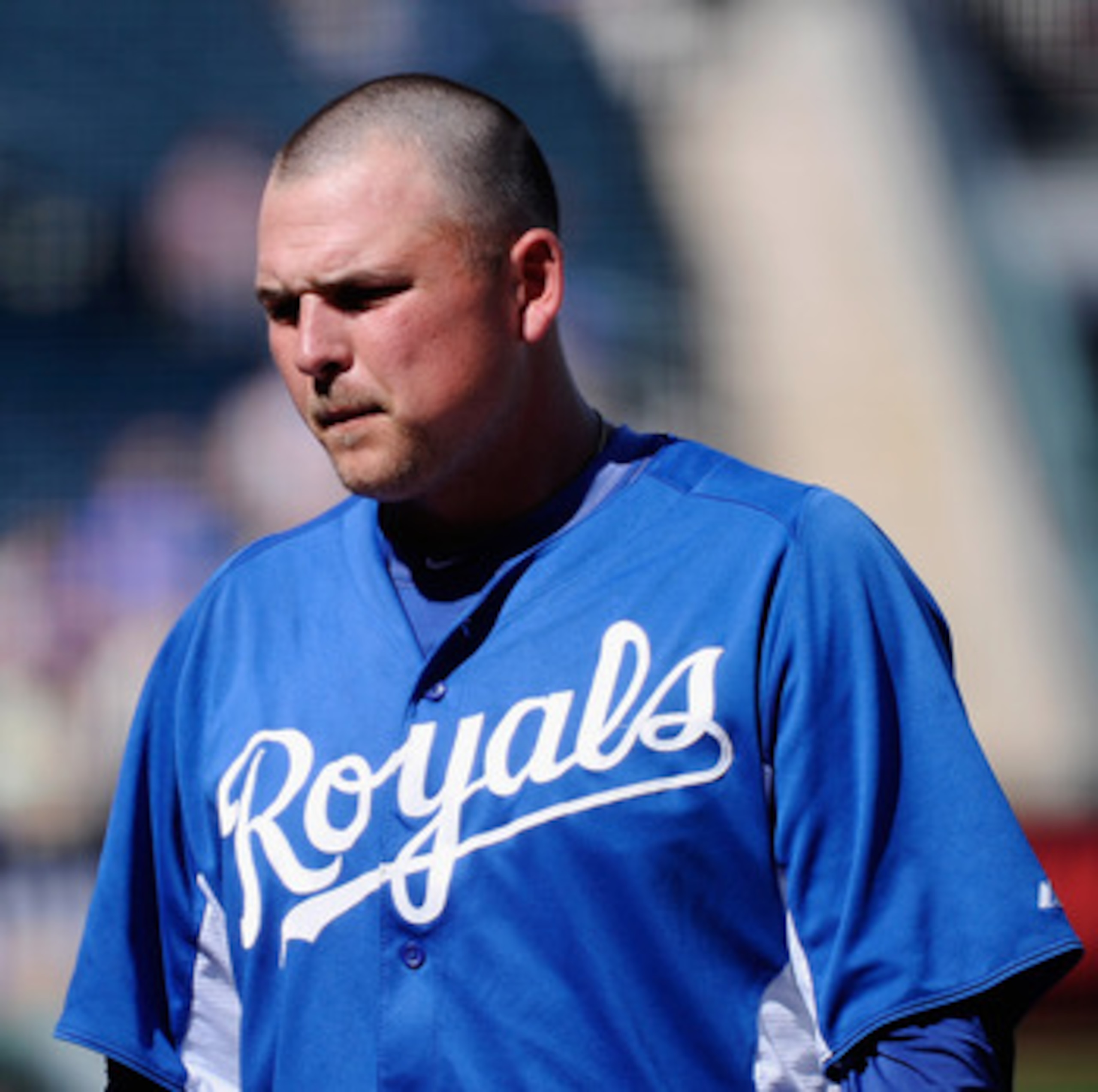 SURPRISE, AZ - MARCH 12:  Billy Butler #16 of the Kansas City Royals plays in the spring training baseball game against the Los Angeles Dodgers at Surprise Stadium on March 12, 2011 in Surprise, Arizona.  (Photo by Kevork Djansezian/Getty Images)