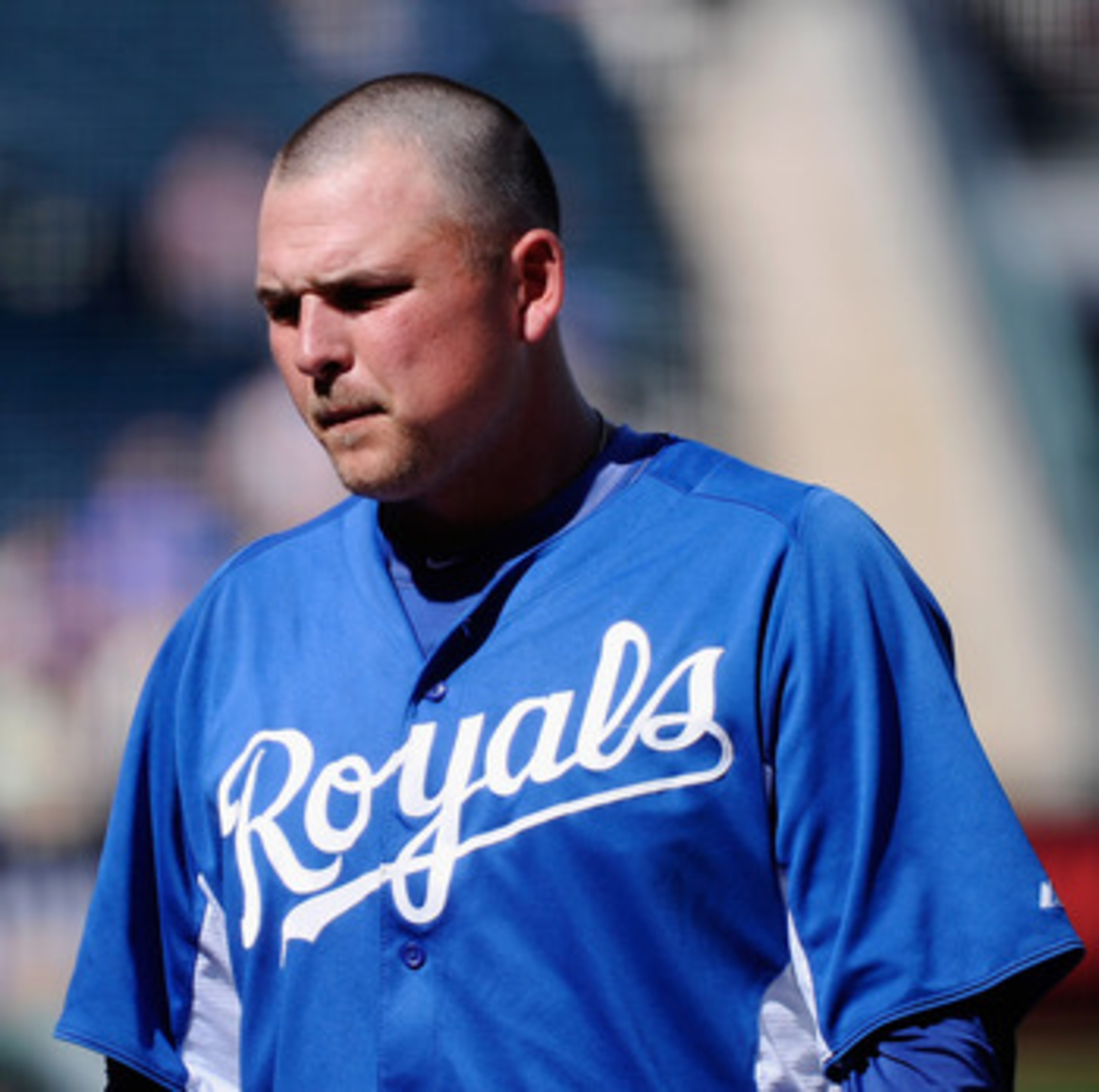 SURPRISE, AZ - MARCH 12:  Billy Butler #16 of the Kansas City Royals plays in the spring training baseball game against the Los Angeles Dodgers at Surprise Stadium on March 12, 2011 in Surprise, Arizona.  (Photo by Kevork Djansezian/Getty Images)