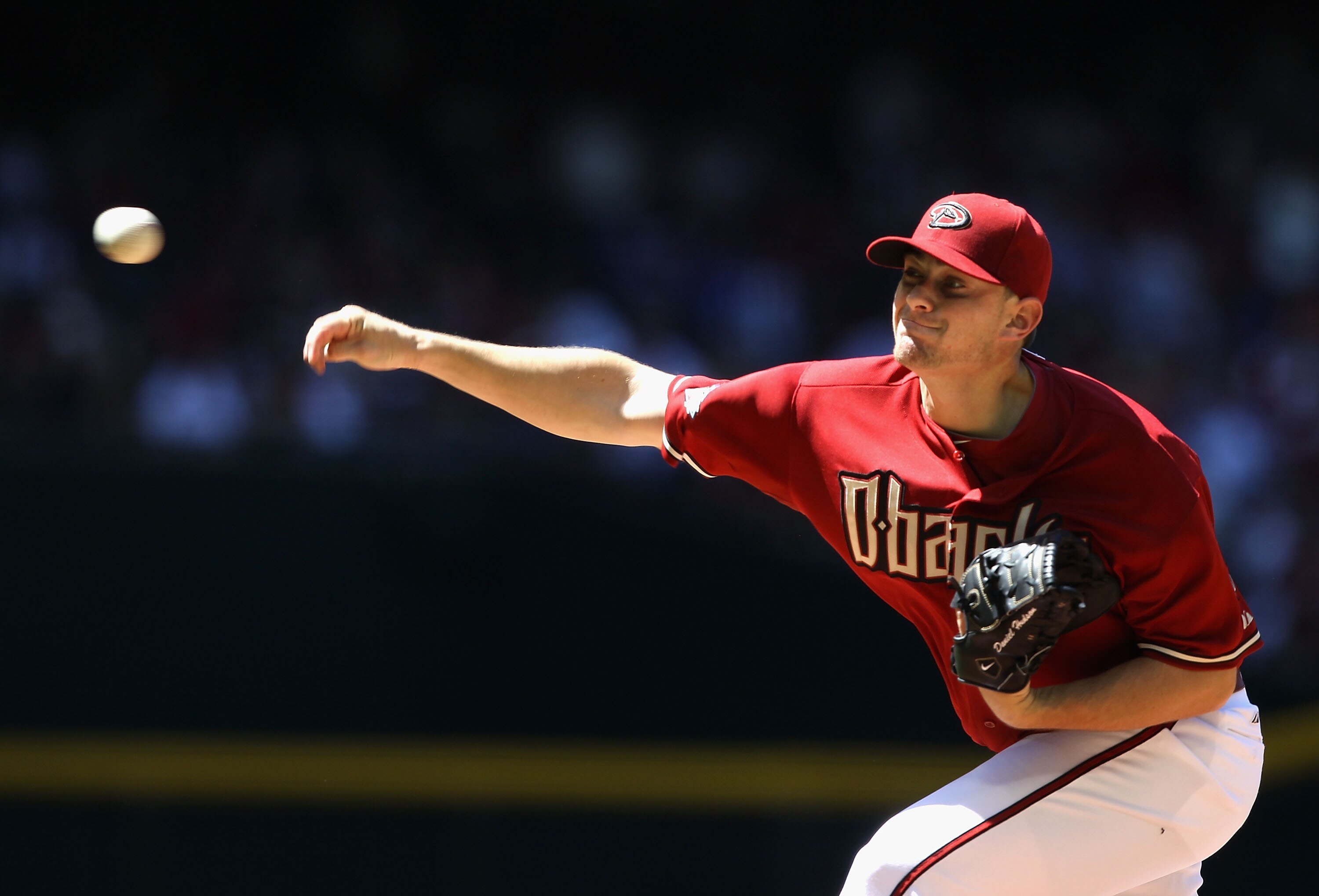 PHOENIX, AZ - MAY 01:  Starting pitcher Daniel Hudson #41 of the Arizona Diamondbacks pitches against the Chicago Cubs during the Major League Baseball game at Chase Field on May 1, 2011 in Phoenix, Arizona.  (Photo by Christian Petersen/Getty Images)