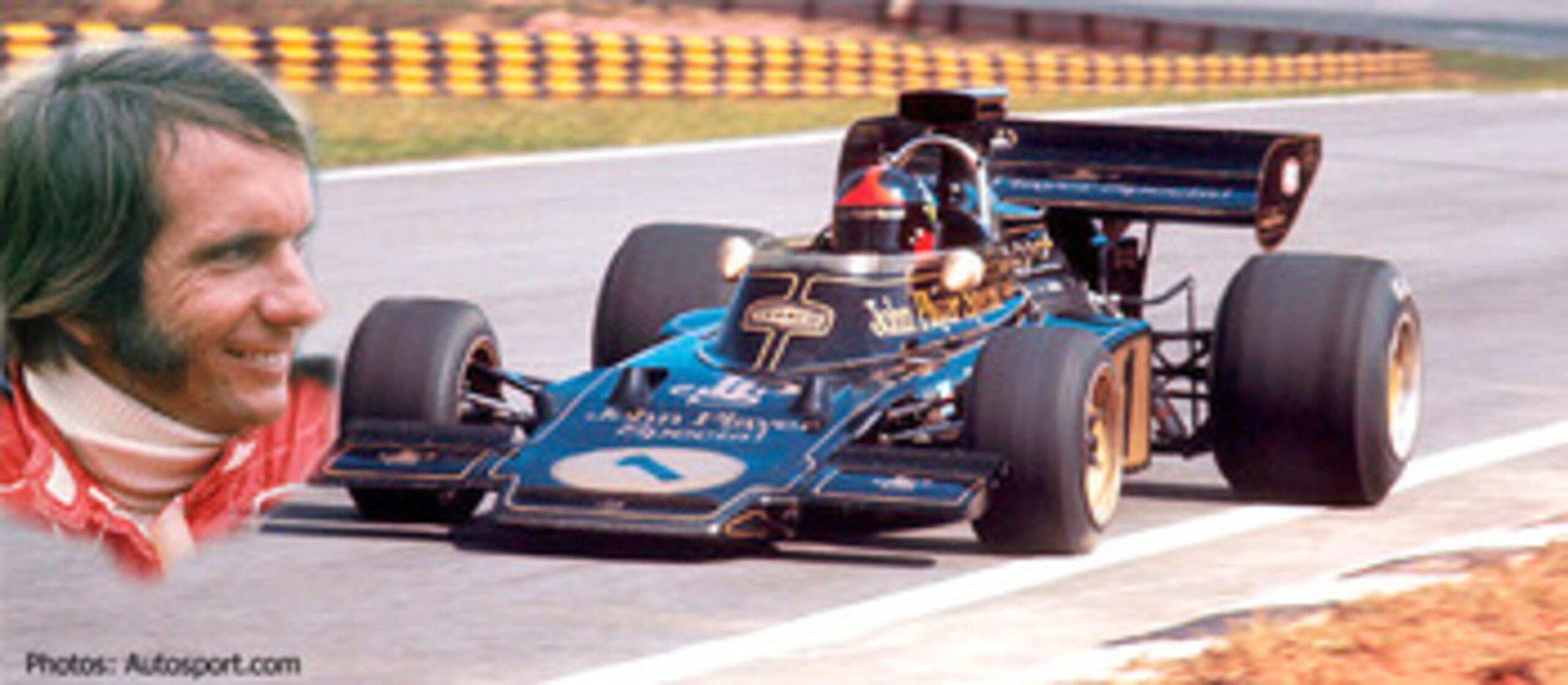 Emerson "emmo" Fittipaldi in his Lotus.