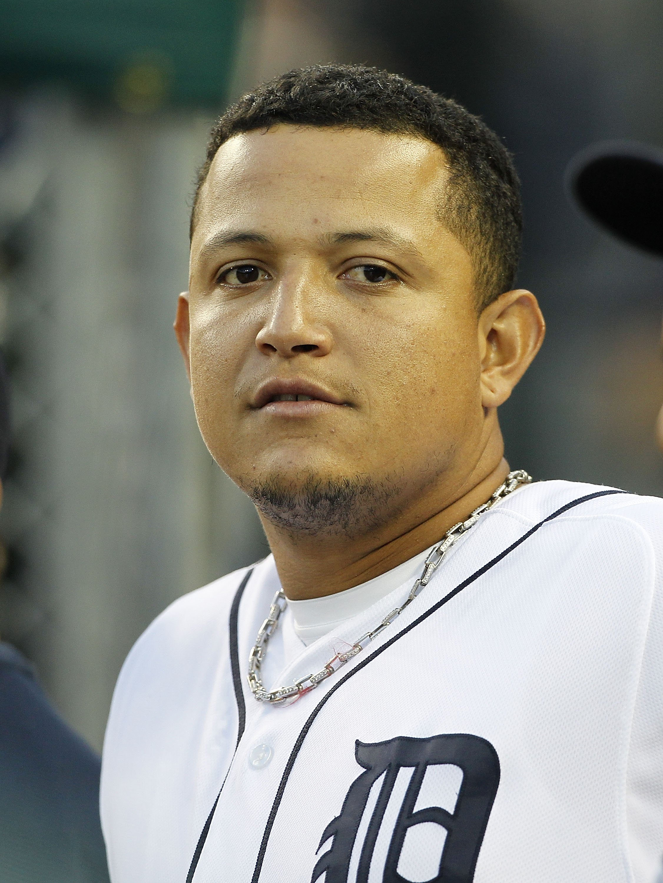 DETROIT - APRIL 26:  Miguel Cabrera #24 of the Detroit Tigers during the game against the Seattle Mariners at Comerica Park on April 26, 2011 in Detroit, Michigan. The Mariners defeated the Tigers 7-3.  (Photo by Leon Halip/Getty Images)