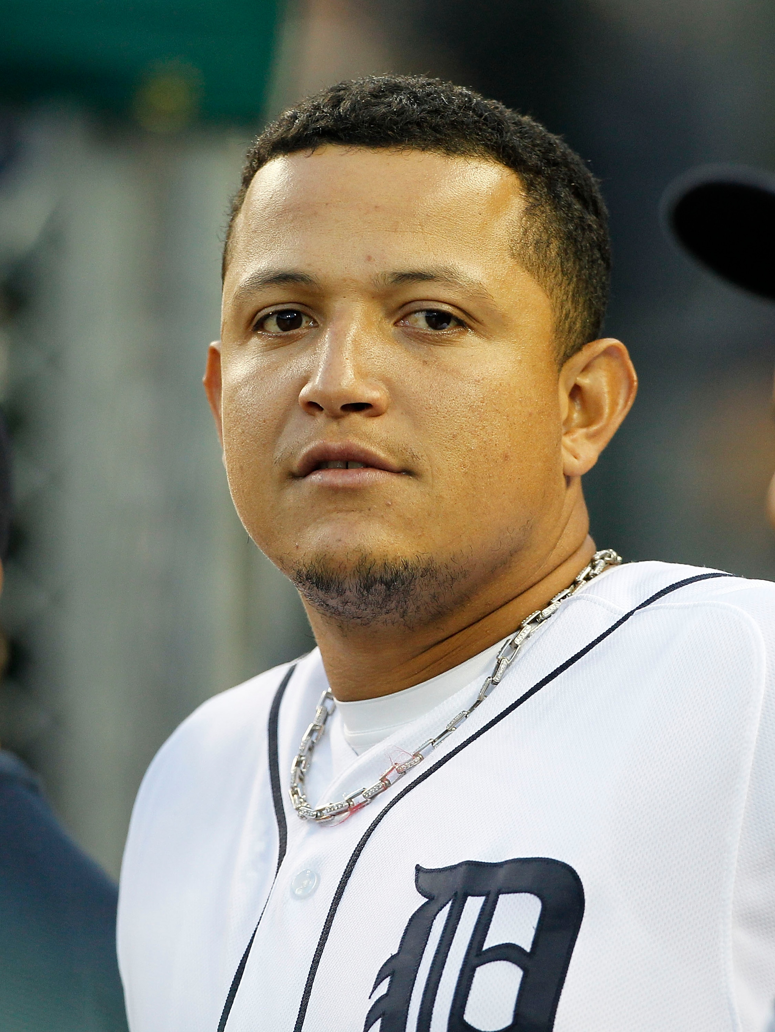 DETROIT - APRIL 26:  Miguel Cabrera #24 of the Detroit Tigers during the game against the Seattle Mariners at Comerica Park on April 26, 2011 in Detroit, Michigan. The Mariners defeated the Tigers 7-3.  (Photo by Leon Halip/Getty Images)