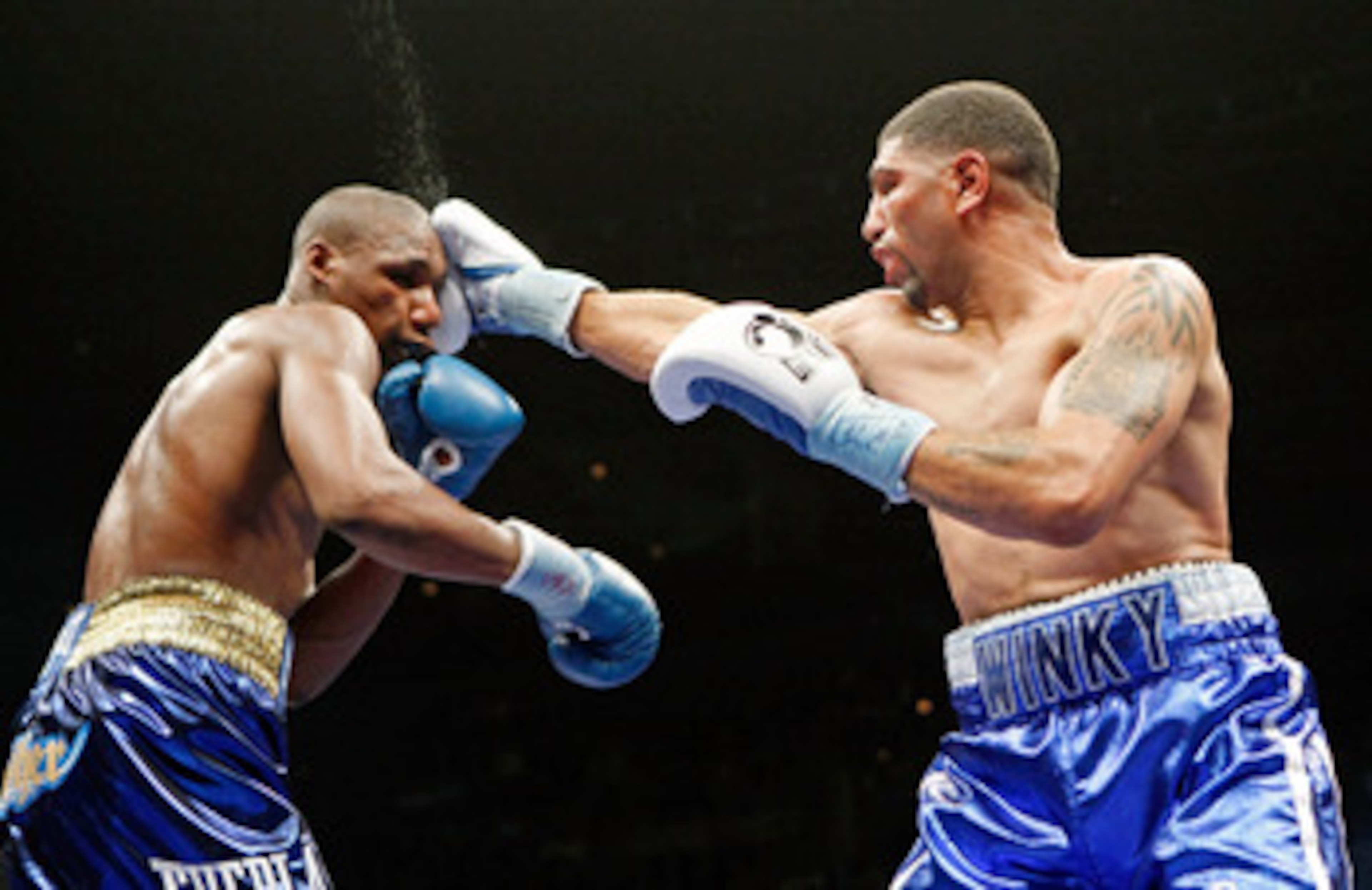 LAS VEGAS - APRIL 11: Winky Wright (R) hits Paul Williams in the sixth round of their middleweight bout at the Mandalay Bay Events Center April 11, 2009 in Las Vegas, Nevada. Williams won by unanimous decision. (Photo by Ethan Miller/Getty Images) LAS VEGAS - APRIL 11: Winky Wright (R) hits Paul Williams in the sixth round of their middleweight bout at the Mandalay Bay Events Center April 11, 2009 in Las Vegas, Nevada. Williams won by unanimous decision. (Photo by Ethan Miller/Getty Images)