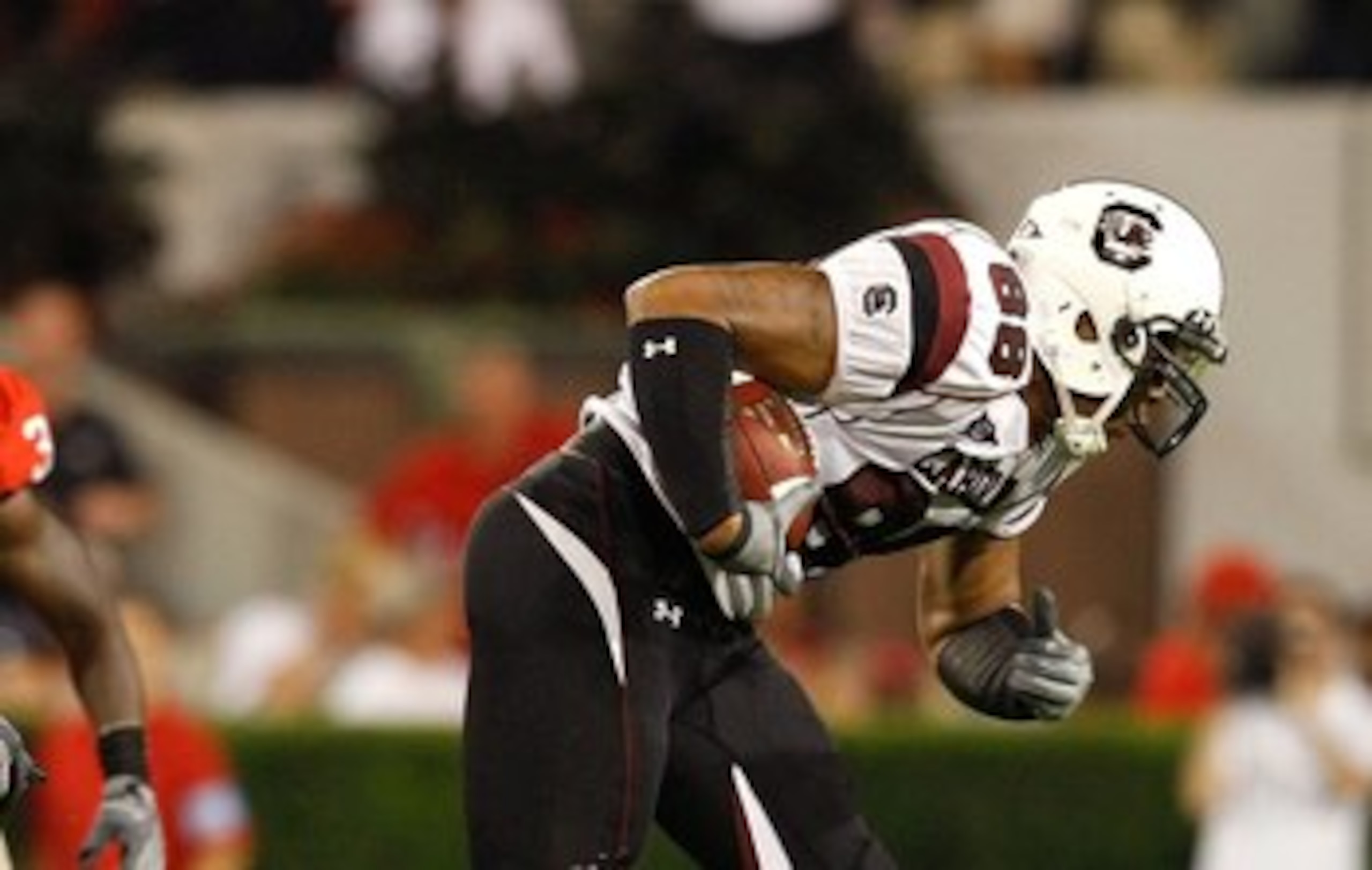 ATLANTA, GA - DECEMBER 31:  Stephen Garcia #5 of the South Carolina Gamecocks against the Florida State Seminoles during the 2010 Chick-fil-A Bowl at Georgia Dome on December 31, 2010 in Atlanta, Georgia.  (Photo by Kevin C. Cox/Getty Images)