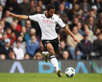 LONDON, ENGLAND - APRIL 03:  Moussa Dembele of Fulham in action during the Barclays Premier League match between Fulham and Blackpool at Craven Cottage on April 3, 2011 in London, England.  (Photo by Ian Walton/Getty Images)