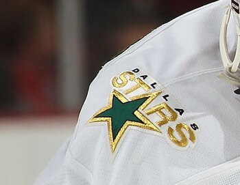 NEWARK, NJ - OCTOBER 08:  Matt Niskanen #5 of the Dallas Stars skates against the New Jersey Devils at the Prudential Center on October 8, 2010 in Newark, New Jersey.  (Photo by Bruce Bennett/Getty Images)