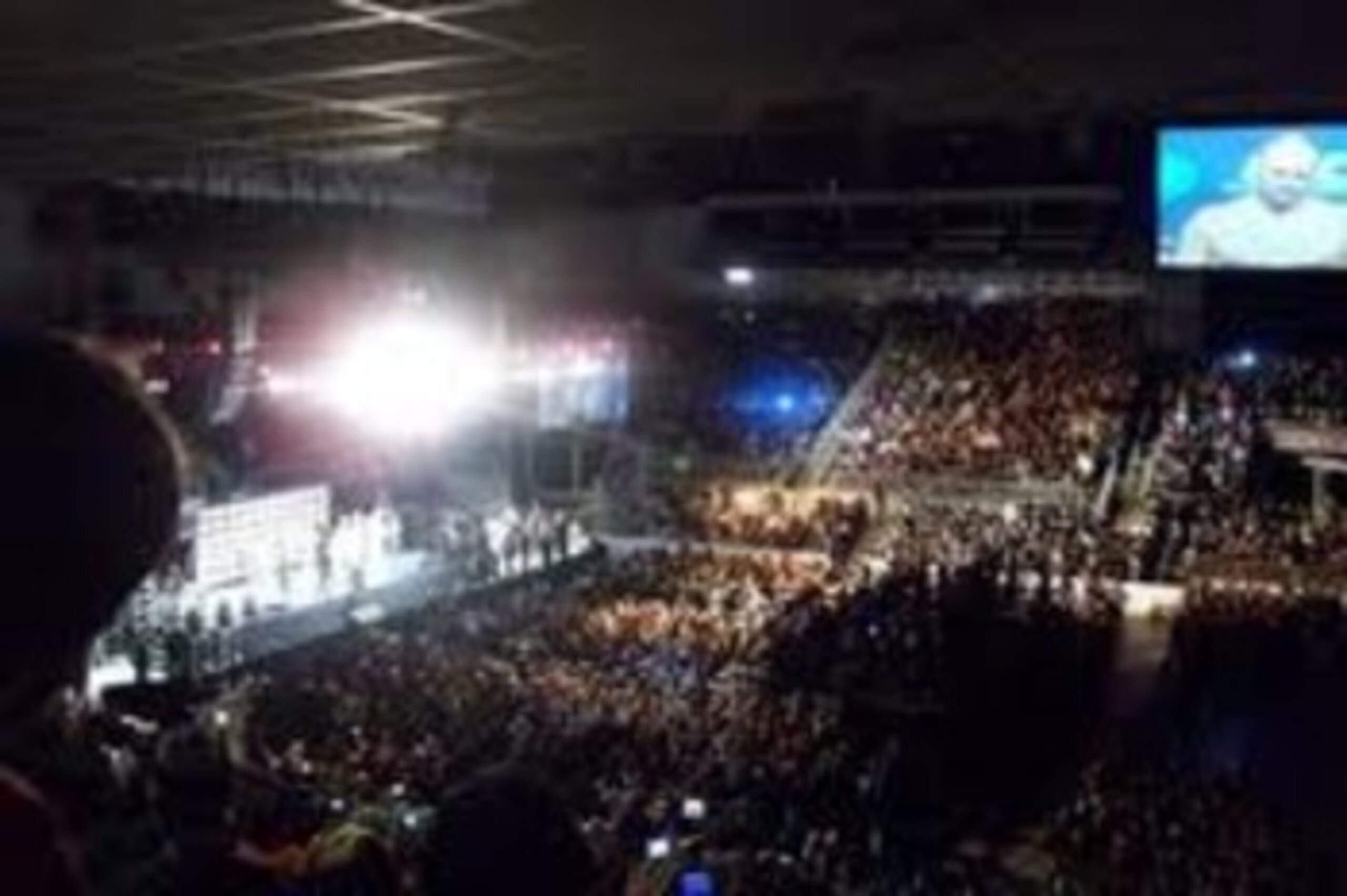 View from inside the Rogers Centre
