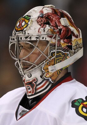 DALLAS, TX - FEBRUARY 11: Goaltender Marty Turco #30 of the Chicago Blackhawks in goal against the Dallas Stas at American Airlines Center on February 11, 2011 in Dallas, Texas. (Photo by Ronald Martinez/Getty Images) DALLAS, TX - FEBRUARY 11: Goaltender Marty Turco #30 of the Chicago Blackhawks in goal against the Dallas Stas at American Airlines Center on February 11, 2011 in Dallas, Texas. (Photo by Ronald Martinez/Getty Images)