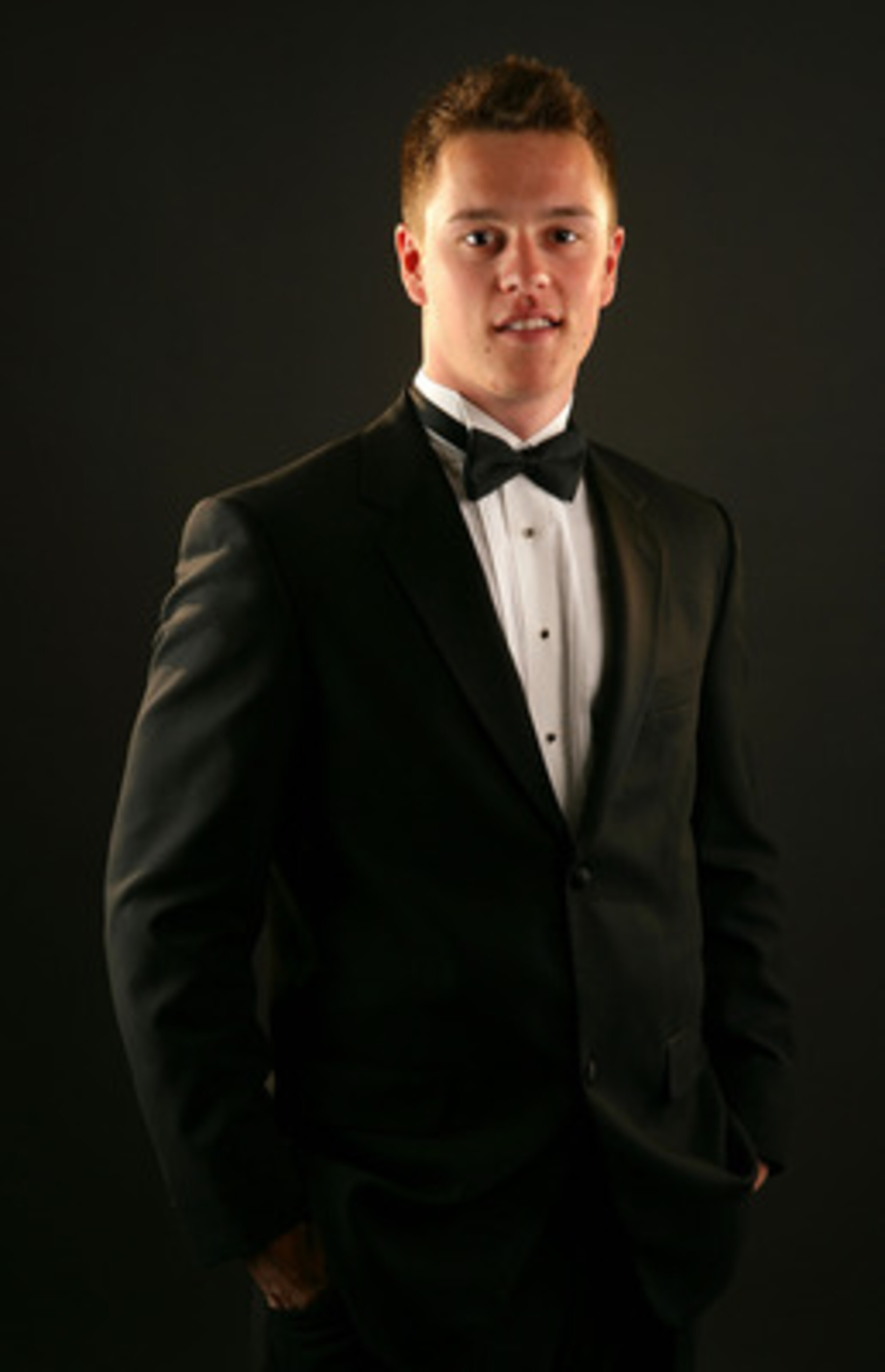 TORONTO, ON - JUNE 12:  Jonathan Toews of the Chicago Blackhawks poses for a portrait prior to the 2008 NHL Awards at the at the Elgin Theatre on June 12, 2008 in Toronto, Canada.  (Photo by Al Bello/Getty Images)