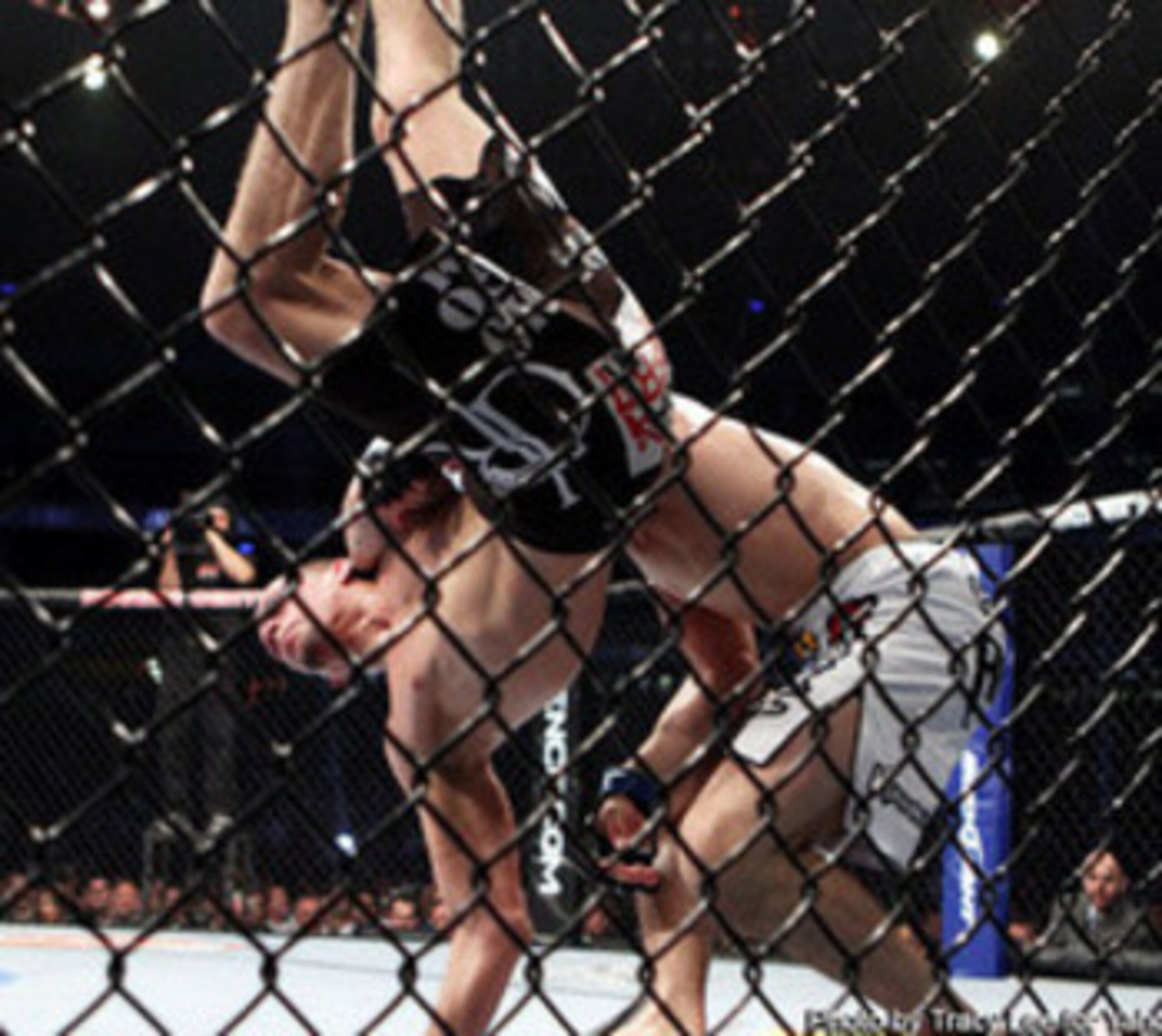 Rory MacDonald slamming Nate Diaz