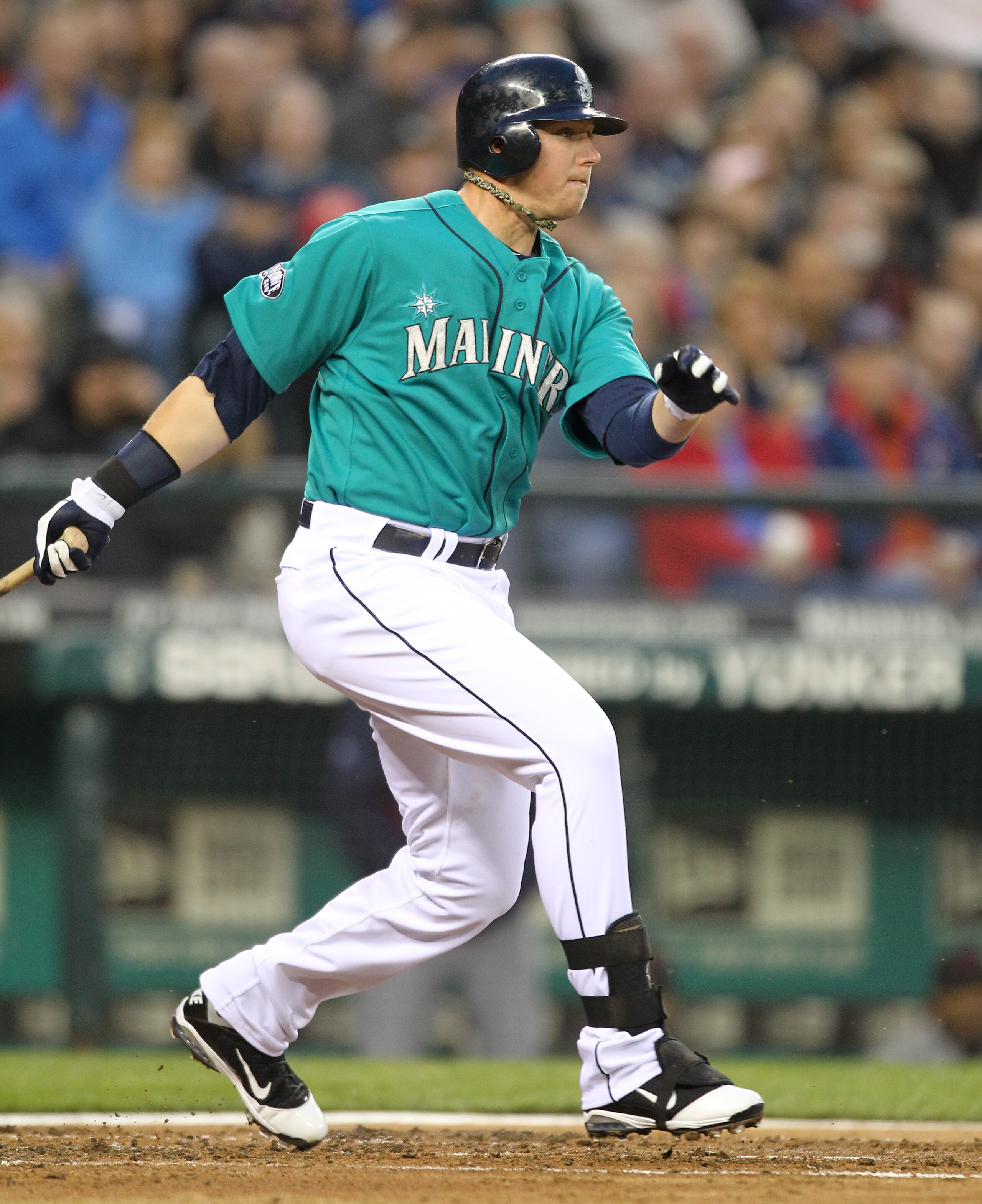 SEATTLE, WA - APRIL 08:  Jack Cust #29 of the Seattle Mariners bats against the Cleveland Indians during the Mariners' home opener at Safeco Field on April 8, 2011 in Seattle, Washington. (Photo by Otto Greule Jr/Getty Images)