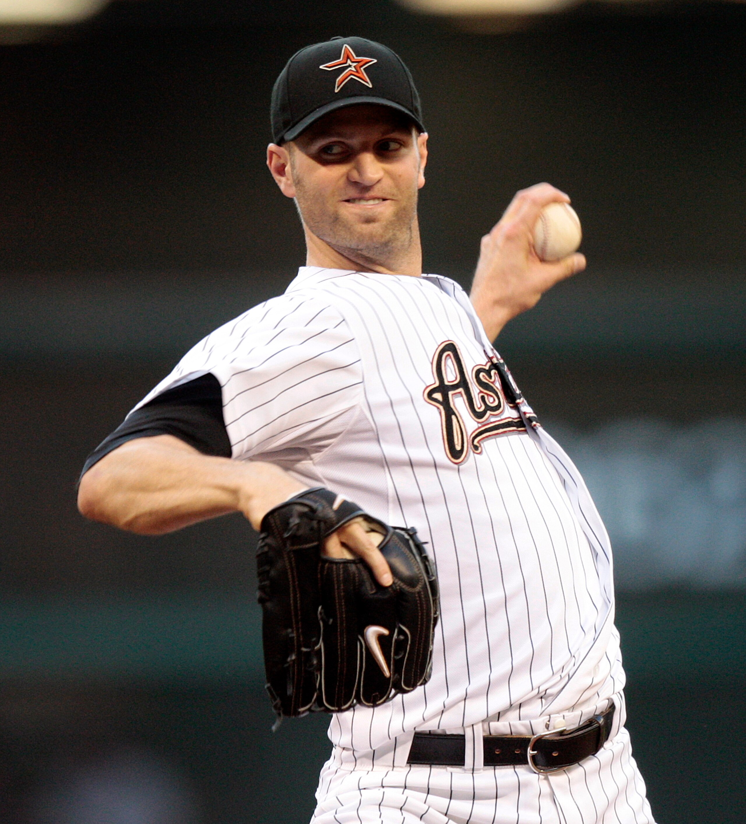 HOUSTON - APRIL 27:  Pitcher J.A. Happ #30 of the Houston Astros throws against the St. Louis Cardinals in the first inning at Minute Maid Park on April 27, 2011 in Houston, Texas.  (Photo by Bob Levey/Getty Images)