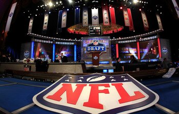 NEW YORK, NY - APRIL 28:  A general view of the draft stage during the 2011 NFL Draft at Radio City Music Hall on April 28, 2011 in New York City.  (Photo by Chris Trotman/Getty Images)