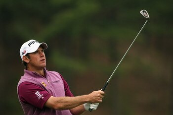 ICHEON, SOUTH KOREA - APRIL 29:  Lee Westwood of England in action during the second round of the Ballantine's Championship at Blackstone Golf Club on April 29, 2011 in Icheon, South Korea.  (Photo by Andrew Redington/Getty Images)
