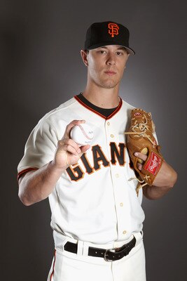 SCOTTSDALE, AZ - FEBRUARY 23:  Steve Edlefsen #65 of the San Francisco Giants poses for a portrait during media photo day at Scottsdale Stadium on February 23, 2011 in Scottsdale, Arizona.  (Photo by Ezra Shaw/Getty Images)