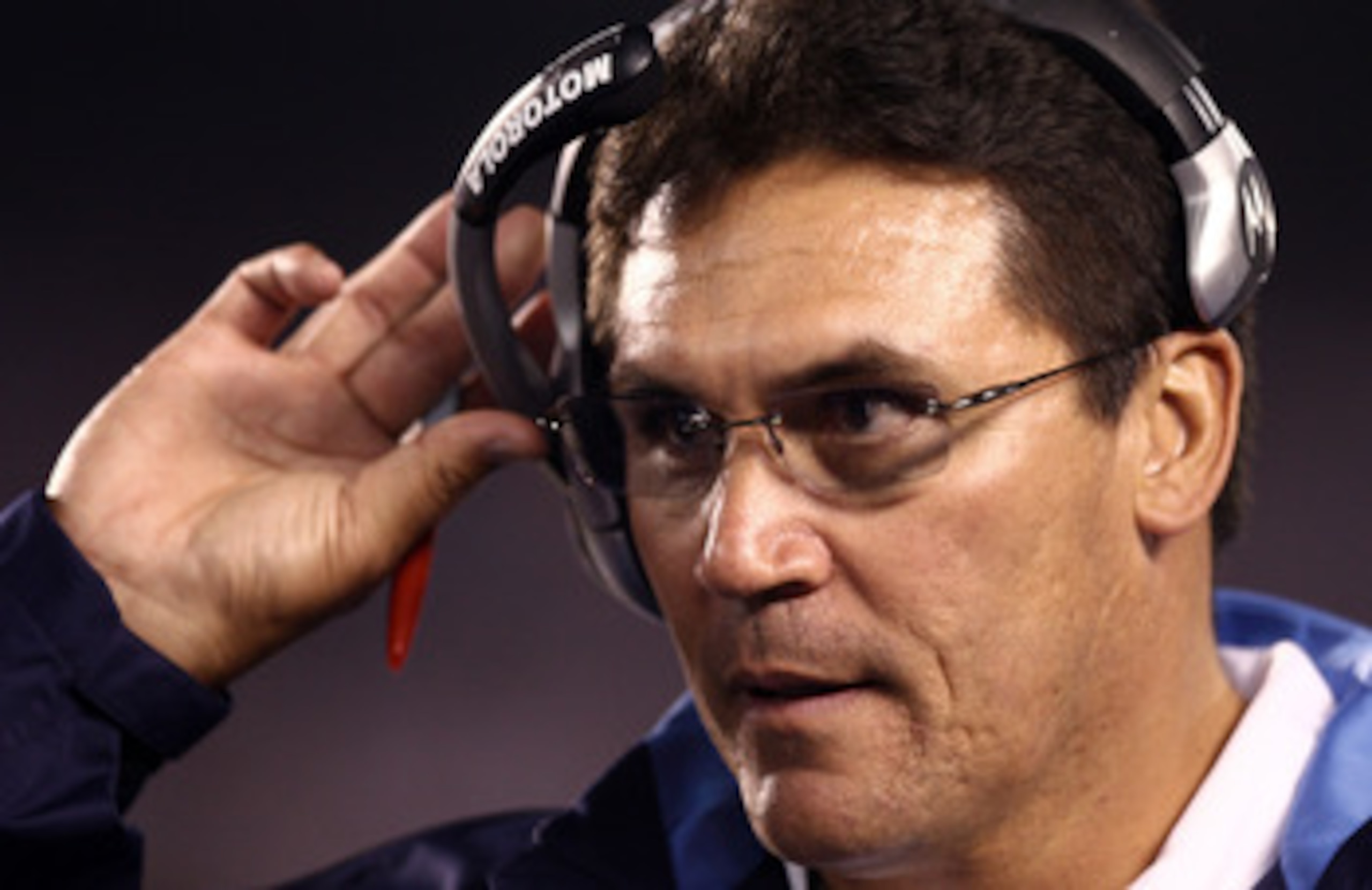 SAN DIEGO, CA - NOVEMBER 23:  Defensive Coordinator Ron Rivera of the San Diego Chargers looks on against the Indianapolis Colts during their NFL Game at Qualcomm Stadium on November 23, 2008 in San Diego, California.  (Photo by Donald Miralle/Getty Image