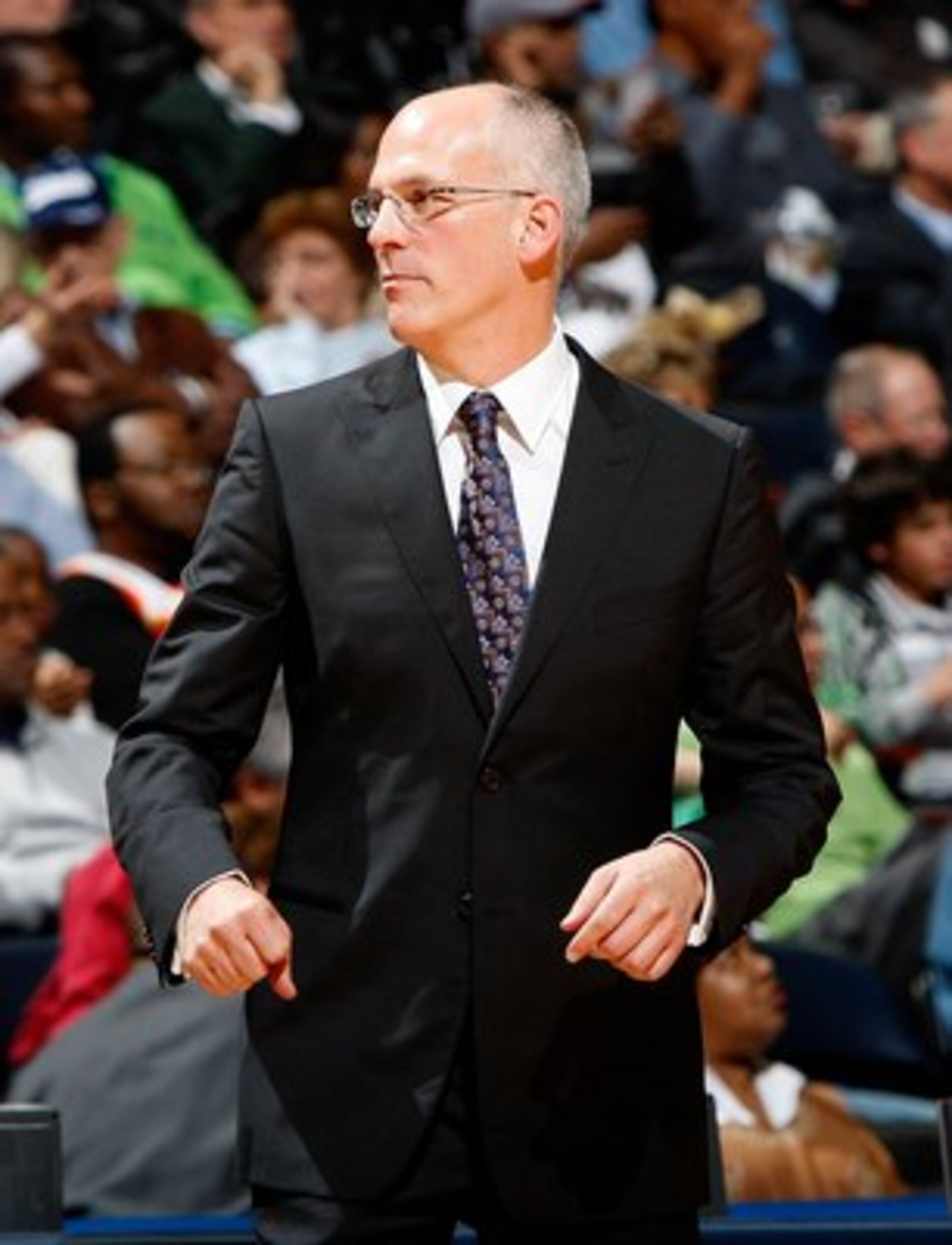 ATLANTA - DECEMBER 02: Head coach Jay Triano of the Toronto Raptors against the Atlanta Hawks at Philips Arena on December 2, 2009 in Atlanta, Georgia. NOTE TO USER: User expressly acknowledges and agrees that, by downloading and/or using this Photograp ATLANTA - DECEMBER 02: Head coach Jay Triano of the Toronto Raptors against the Atlanta Hawks at Philips Arena on December 2, 2009 in Atlanta, Georgia. NOTE TO USER: User expressly acknowledges and agrees that, by downloading and/or using this Photograp