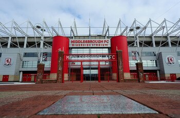 MIDDLESBROUGH, ENGLAND - MARCH 04:  A general view of the Riverside Stadium, home of Middlesbrough Football Club on March 4, 2011 in Middlesbrough, England.  (Photo by Jamie McDonald/Getty Images)