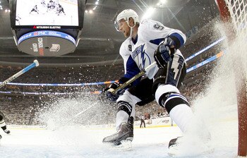 PITTSBURGH, PA - APRIL 27:  Steven Stamkos #91 of the Tampa Bay Lightning skates against the Pittsburgh Penguins in Game Seven of the Eastern Conference Quarterfinals during the 2011 NHL Stanley Cup Playoffs at Consol Energy Center on April 27, 2011 in Pi