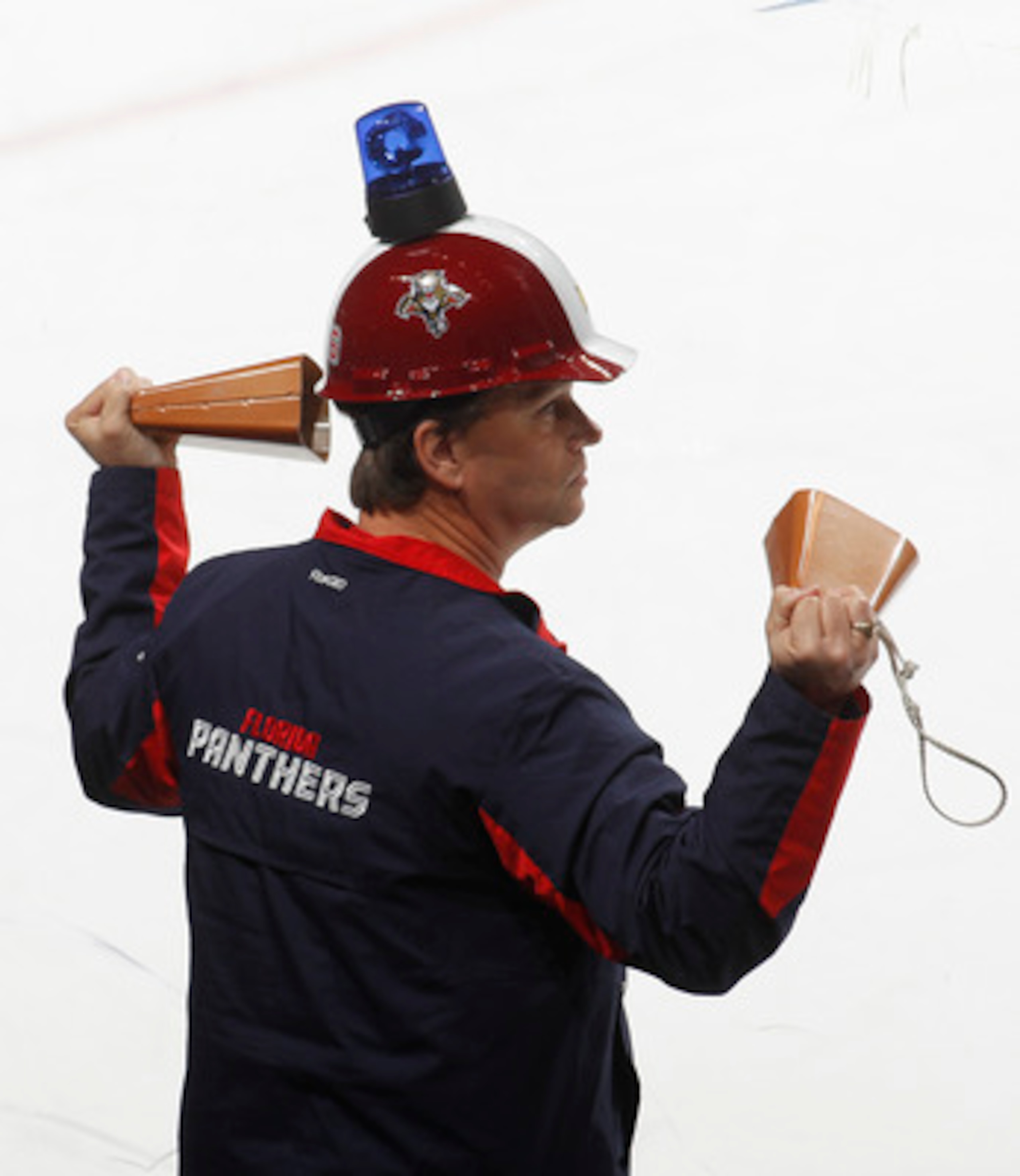 SUNRISE, FL - JANUARY 17: A Florida Panthers fan cheers for the team prior to the overtime period against the Atlanta Thrashers on January 17, 2011 at the BankAtlantic Center in Sunrise, Florida. The Thrashers defeated the Panthers 3-2 in a shoot out. (Ph SUNRISE, FL - JANUARY 17: A Florida Panthers fan cheers for the team prior to the overtime period against the Atlanta Thrashers on January 17, 2011 at the BankAtlantic Center in Sunrise, Florida. The Thrashers defeated the Panthers 3-2 in a shoot out. (Ph