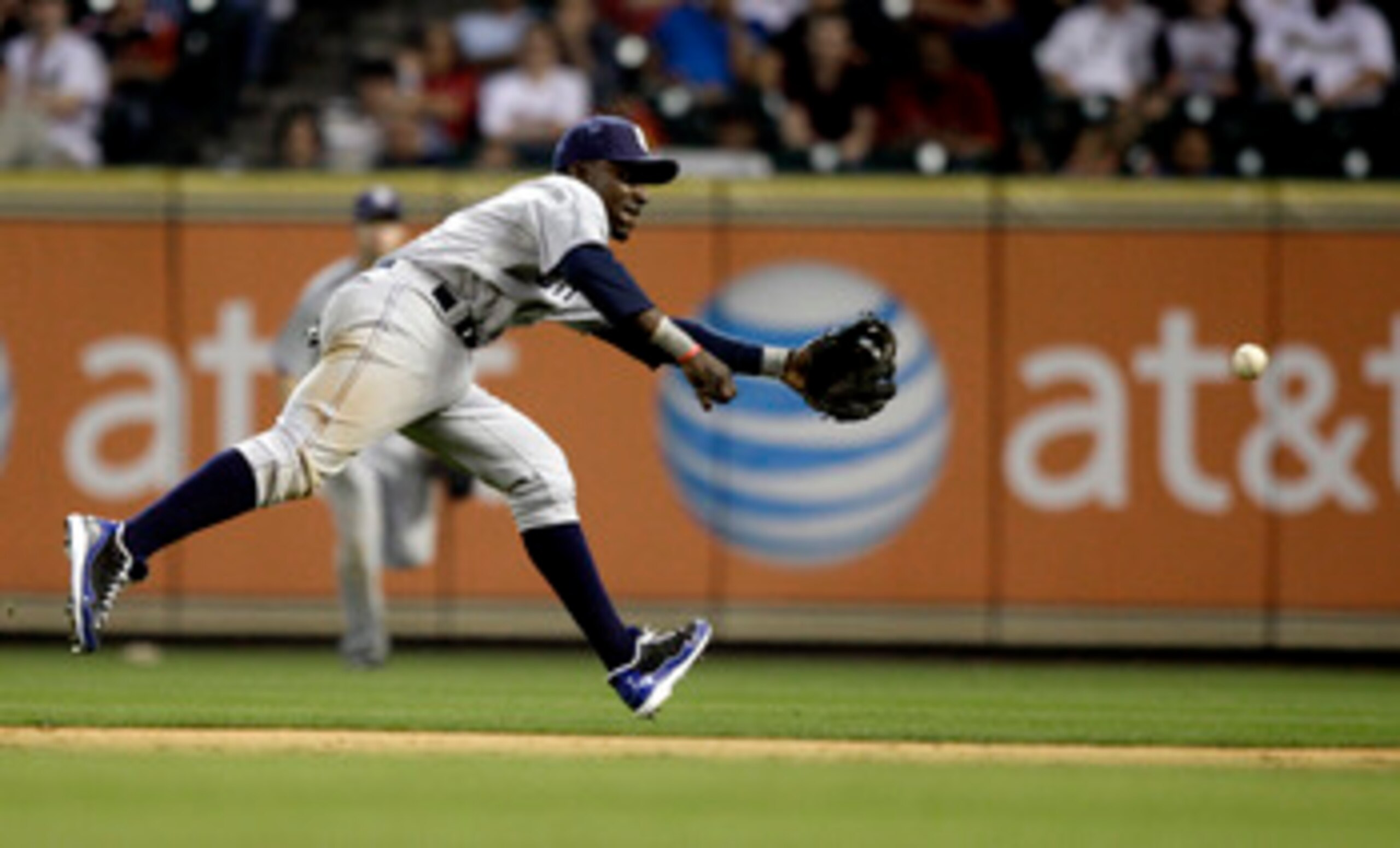 HOUSTON - APRIL 15: Second baseman Orlando Hudson #1 of the San Diego Padres can't reach this ground ball hit by Carlos Lee #45 of the Houston Astros in the ninth inning at Minute Maid Park on April 15, 2011 in Houston, Texas. (Photo by Bob Levey/Getty HOUSTON - APRIL 15: Second baseman Orlando Hudson #1 of the San Diego Padres can't reach this ground ball hit by Carlos Lee #45 of the Houston Astros in the ninth inning at Minute Maid Park on April 15, 2011 in Houston, Texas. (Photo by Bob Levey/Getty