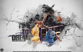 Total and complete domination in a vintage Kobe Bryant moment captured baeutifully in this wallpaper.