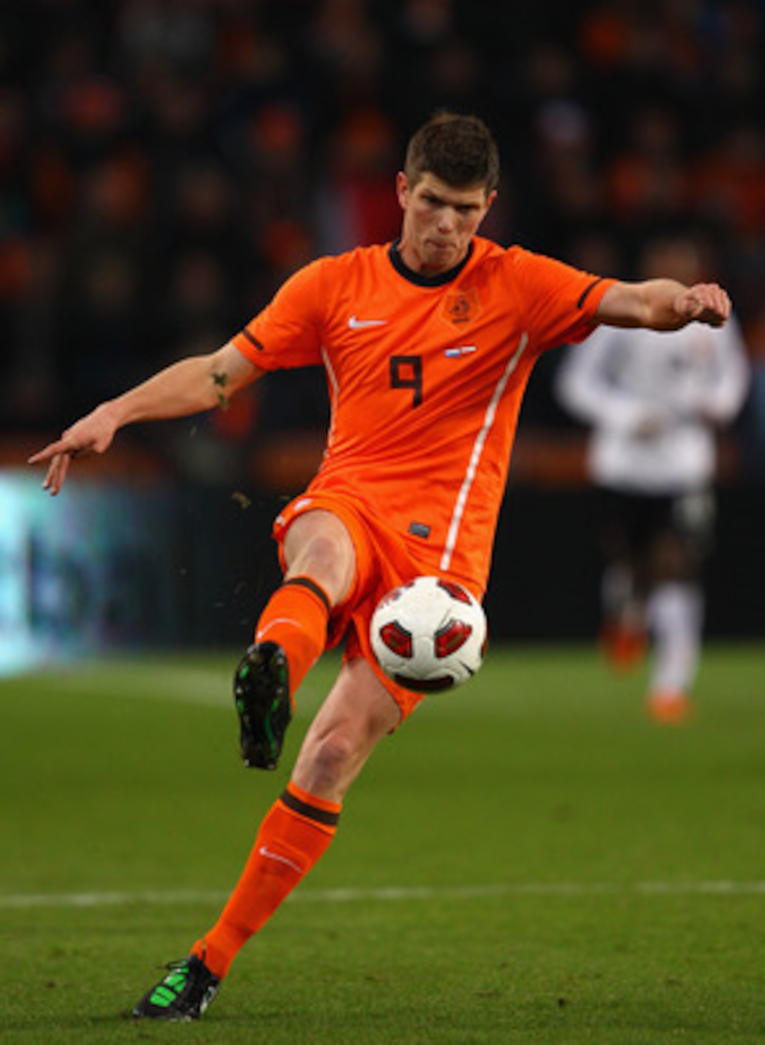 EINDHOVEN, NETHERLANDS - FEBRUARY 09:  Klaas Jan Huntelaar of The Netherlands during the International Friendly match between The Netherlands and Austria at the Phillips Stadion on February 9, 2011 in Eindhoven, Netherlands.  (Photo by Richard Heathcote/G