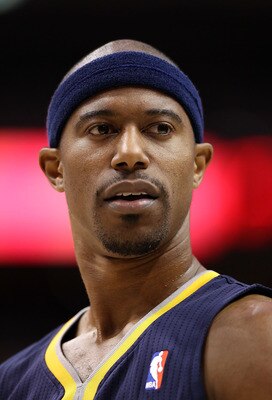 PHOENIX - DECEMBER 03:  T.J. Ford #5 of the Indiana Pacers during the NBA game against the Phoenix Suns at US Airways Center on December 3, 2010 in Phoenix, Arizona.  The Suns defeated the Pacers 105-97.  NOTE TO USER: User expressly acknowledges and agre