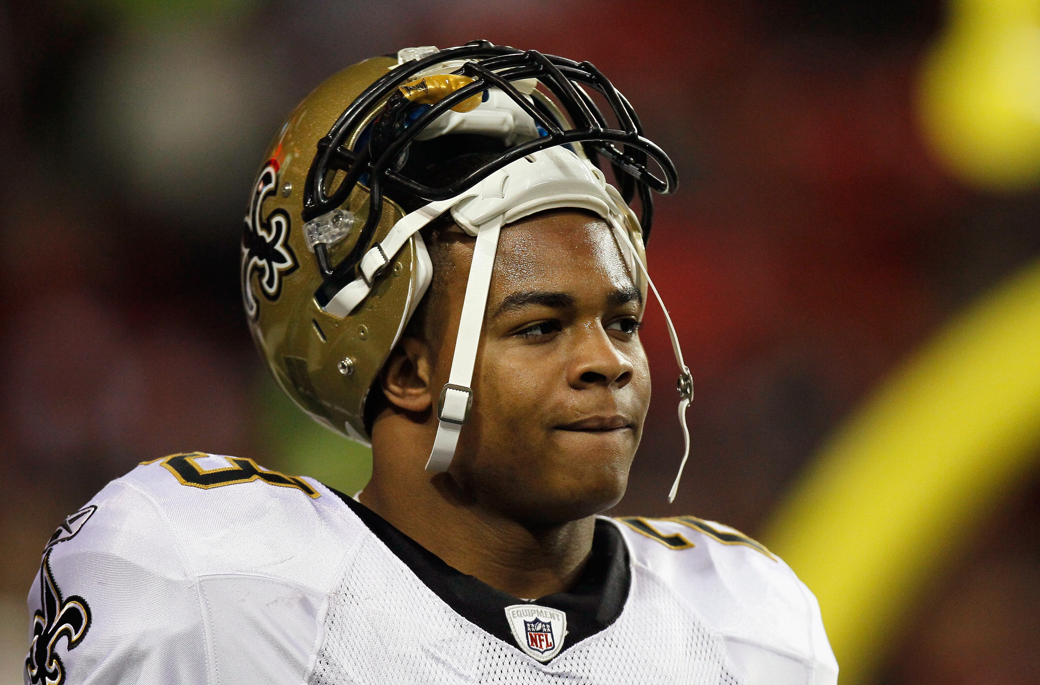ATLANTA, GA - DECEMBER 27:  Pierre Thomas #23 of the New Orleans Saints against the Atlanta Falcons at Georgia Dome on December 27, 2010 in Atlanta, Georgia.  (Photo by Kevin C. Cox/Getty Images)