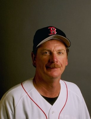 24 Feb 1998: Joe Kerrigan #16 of the Boston Red Sox poses for a portrait during Spring Training at the City of Palms Park in Fort Myers, Florida.