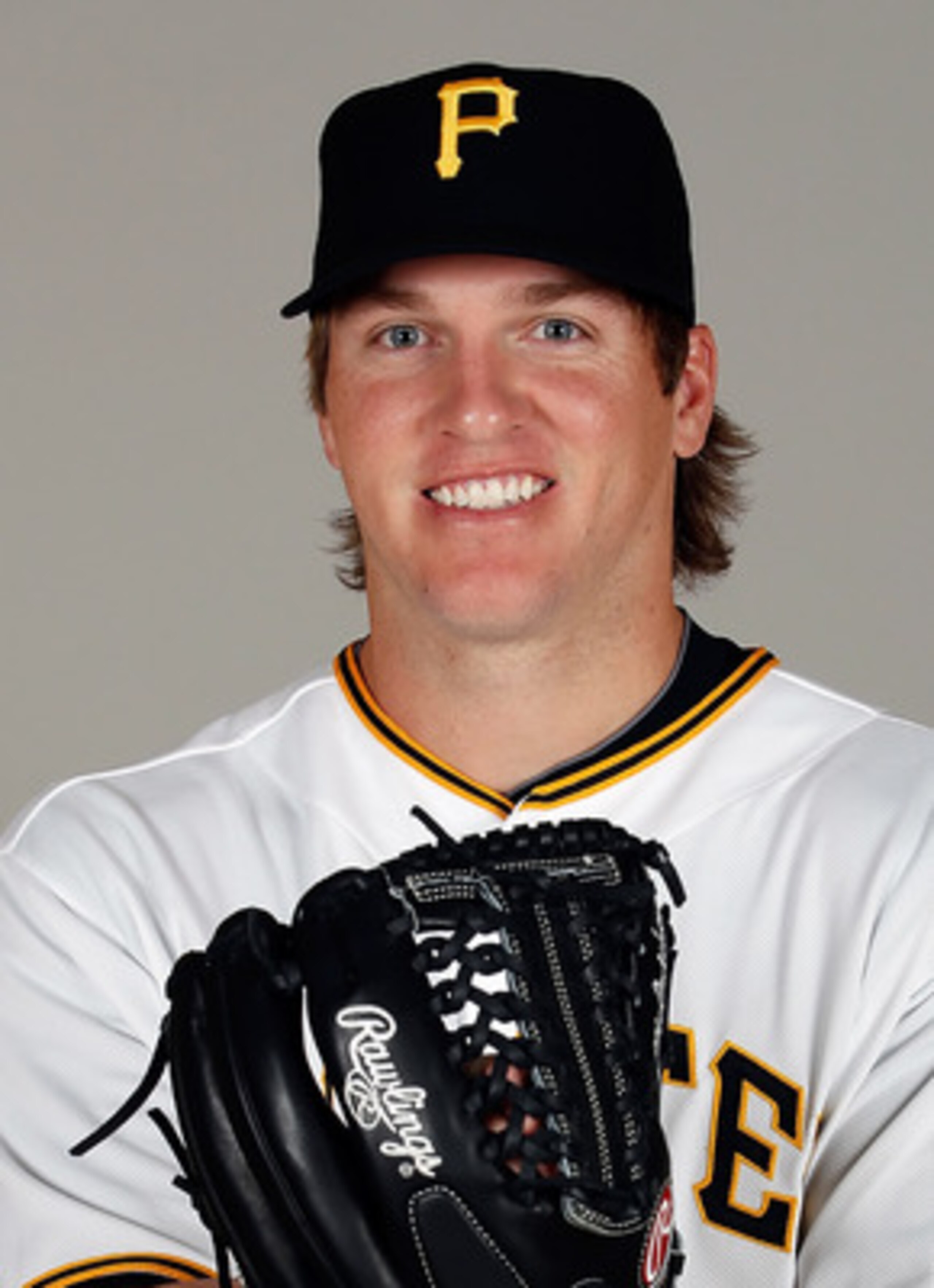 BRADENTON, FL - FEBRUARY 20:  Pitcher Daniel McCutchen #34 of the Pittsburgh Pirates poses for a photo during photo day at Pirate City on February 20, 2011 in Bradenton, Florida.  (Photo by J. Meric/Getty Images)