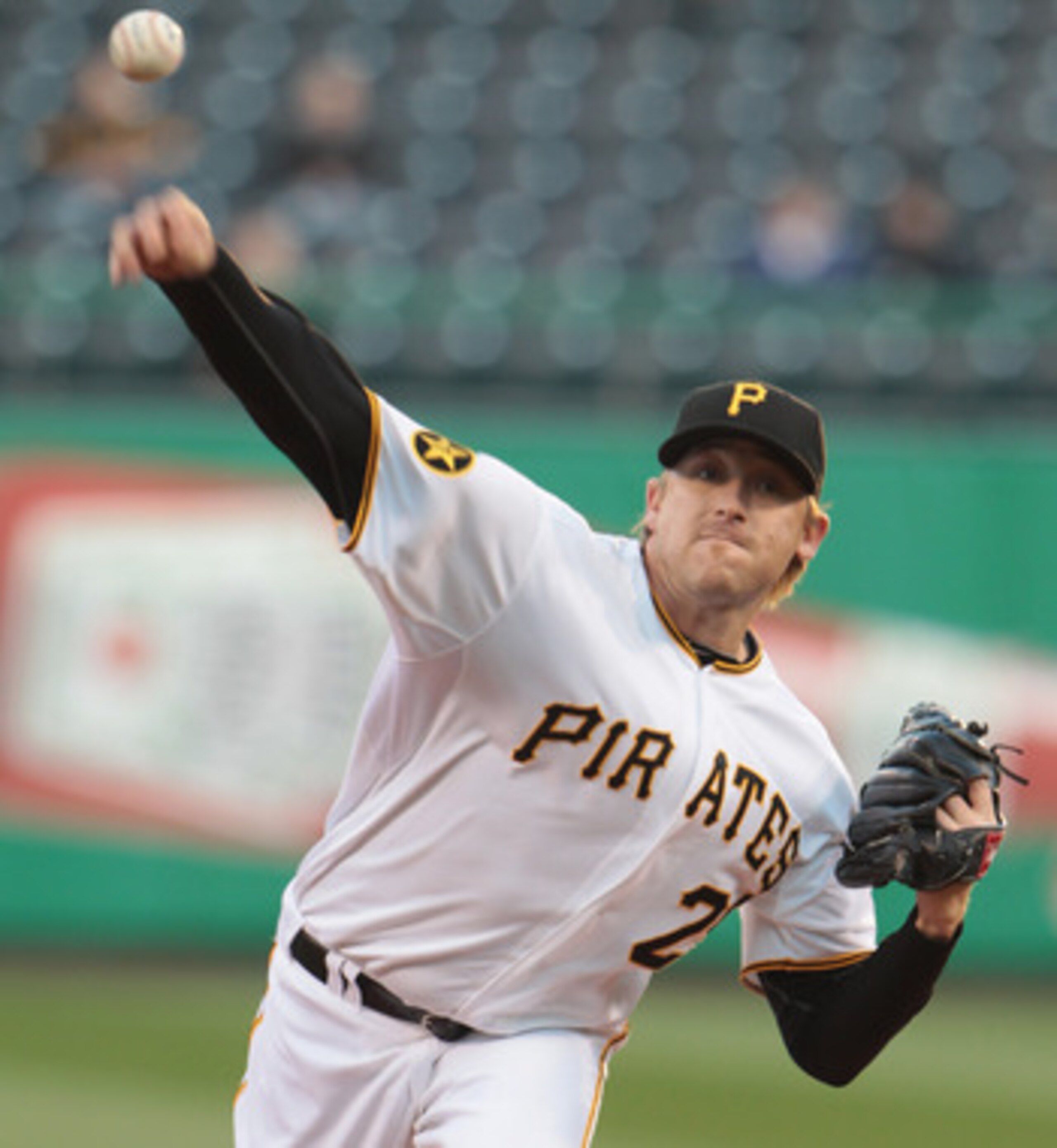 PITTSBURGH, PA - APRIL 13:  Kevin Correia #29 of the Pittsburgh Pirates throws a pitch before the start of their game against the Milwaukee Brewers at PNC Park on April 13, 2011 in Pittsburgh, Pennsylvania.  (Photo by Scott Halleran/Getty Images)