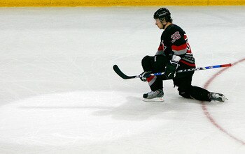 RALEIGH, NC - FEBRUARY 26: Jussi Jokinen #36 of the Carolina Hurricanes reacts after scoring the only goal in their 2-1 win by shootout over the Buffalo Sabres during the game on February 26, 2009 at RBC Center in Raleigh, North Carolina. (Photo by Kevi RALEIGH, NC - FEBRUARY 26: Jussi Jokinen #36 of the Carolina Hurricanes reacts after scoring the only goal in their 2-1 win by shootout over the Buffalo Sabres during the game on February 26, 2009 at RBC Center in Raleigh, North Carolina. (Photo by Kevi