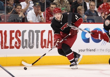 GLENDALE, AZ - MARCH 29: Radim Vrbata #17 of the Phoenix Coyotes skates with the puck during the NHL game against the Dallas Stars at Jobing.com Arena on March 29, 2011 in Glendale, Arizona. The Coyotes defeated the Stars 2-1 in an overtime shoot out. ( GLENDALE, AZ - MARCH 29: Radim Vrbata #17 of the Phoenix Coyotes skates with the puck during the NHL game against the Dallas Stars at Jobing.com Arena on March 29, 2011 in Glendale, Arizona. The Coyotes defeated the Stars 2-1 in an overtime shoot out. (