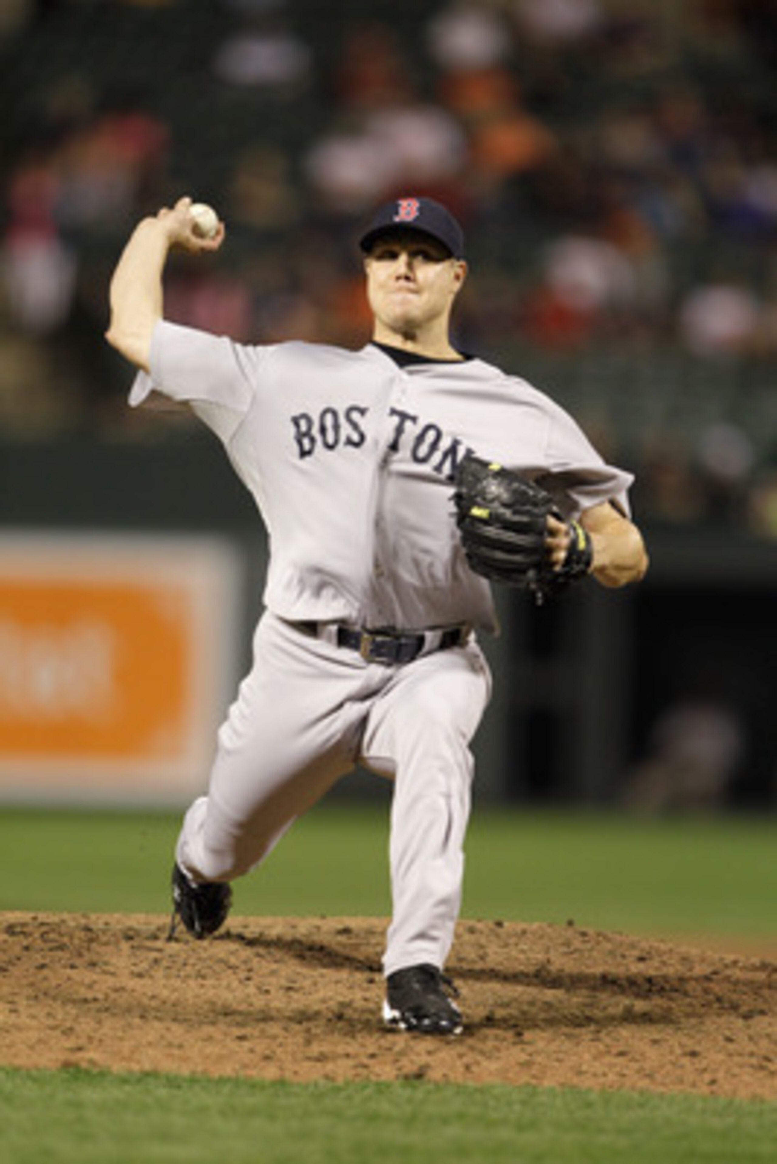 BALTIMORE, MD - APRIL 28: Pitcher Jonathan Papelbon #58 of the Boston Red Sox delivers to a Baltimore Orioles batter during the ninth inning of their 6-2 win at Oriole Park at Camden Yards on April 28, 2011 in Baltimore, Maryland. (Photo by Rob Carr/Get BALTIMORE, MD - APRIL 28: Pitcher Jonathan Papelbon #58 of the Boston Red Sox delivers to a Baltimore Orioles batter during the ninth inning of their 6-2 win at Oriole Park at Camden Yards on April 28, 2011 in Baltimore, Maryland. (Photo by Rob Carr/Get