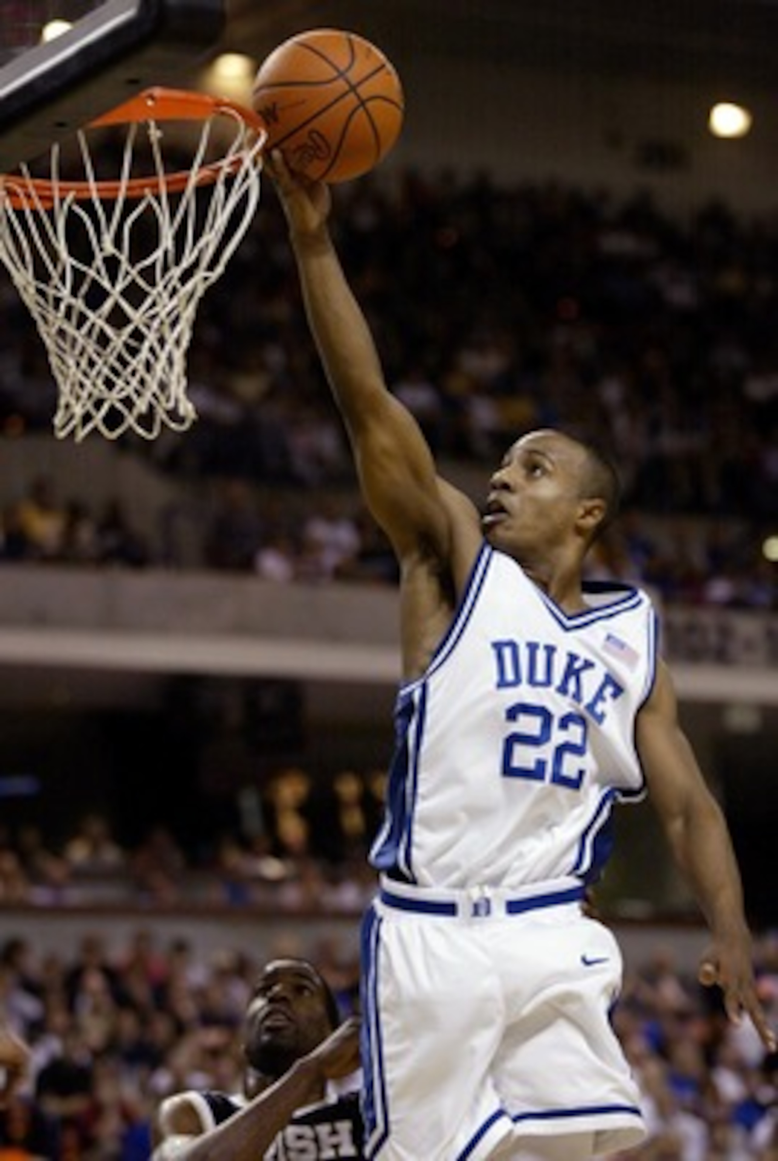 16 Mar 2002:  Jason Williams #22 of Duke drives to the basket during their game with Notre Dame during the NCAA 2nd round basketball game at the Bi-Lo Center in Greenville, South Carolina. DIGITAL IMAGEMandatory Credit: Craig Jones/Getty Images