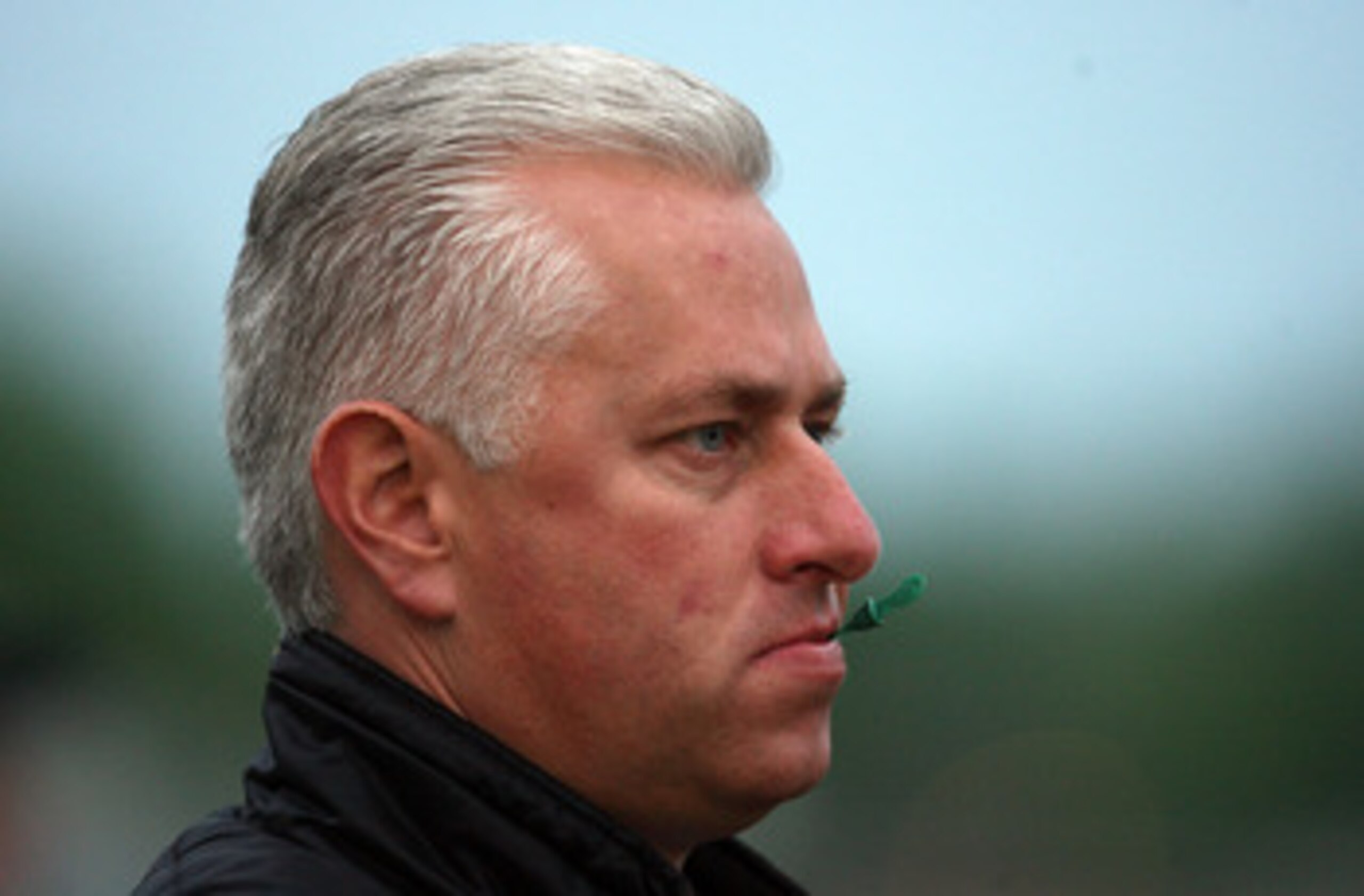 LOUISVILLE, KY - APRIL 30:  Todd Pletcher the trainer of Dunkirk and Advice is pictured during the morning training for the 135th Kentucky Derby at Churchill Downs on April 30, 2009 in Louisville, Kentucky.  (Photo by Andy Lyons/Getty Images)