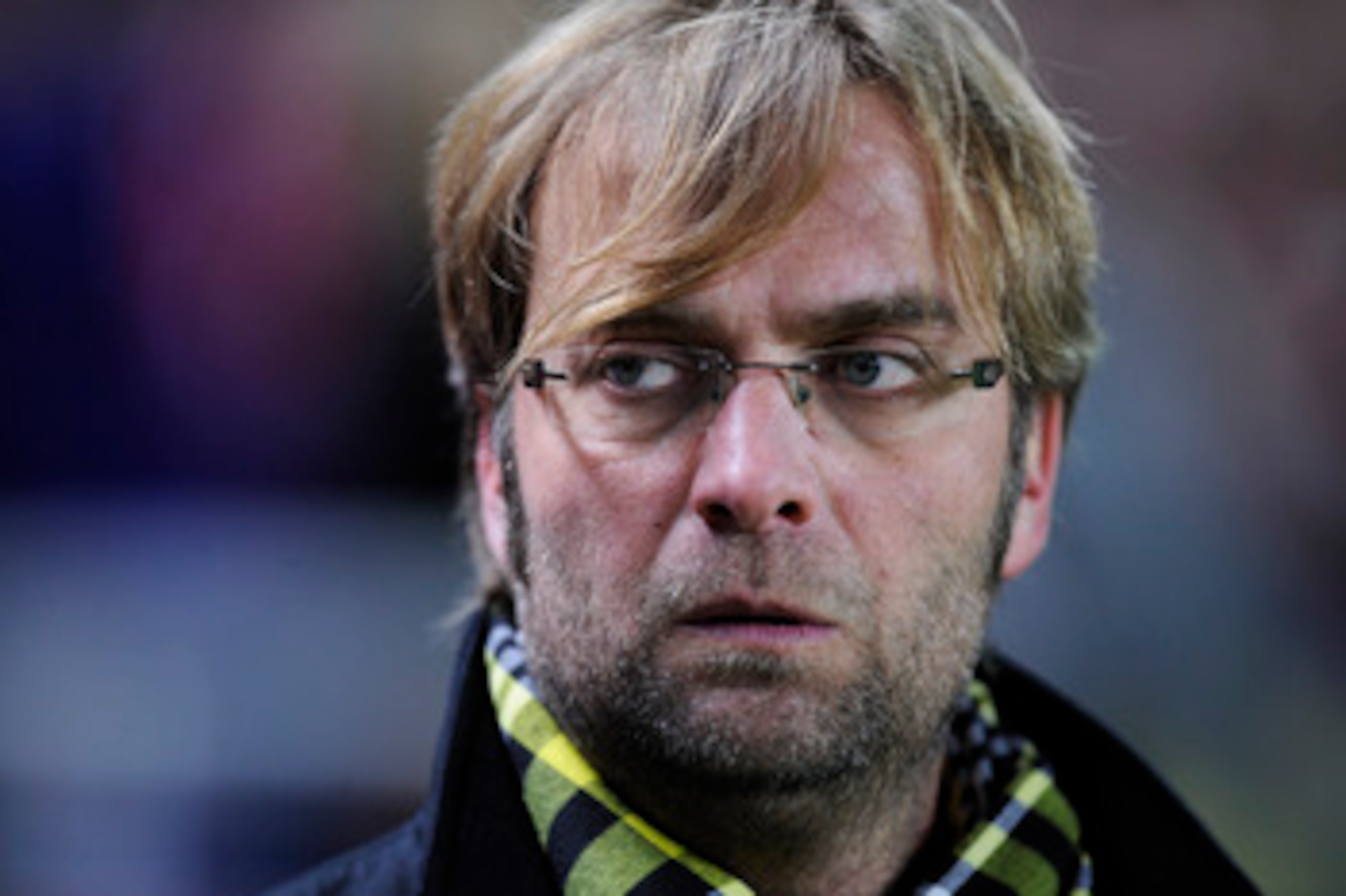 SEVILLE, SPAIN - DECEMBER 15:  Head coach Jurgen Klopp of Borussia Dortmund looks on prior the UEFA Europa League group J match between Sevilla and Borussia Dortmund at Estadio Ramon Sanchez Pizjuan on December 15, 2010 in Seville, Spain. The match ended