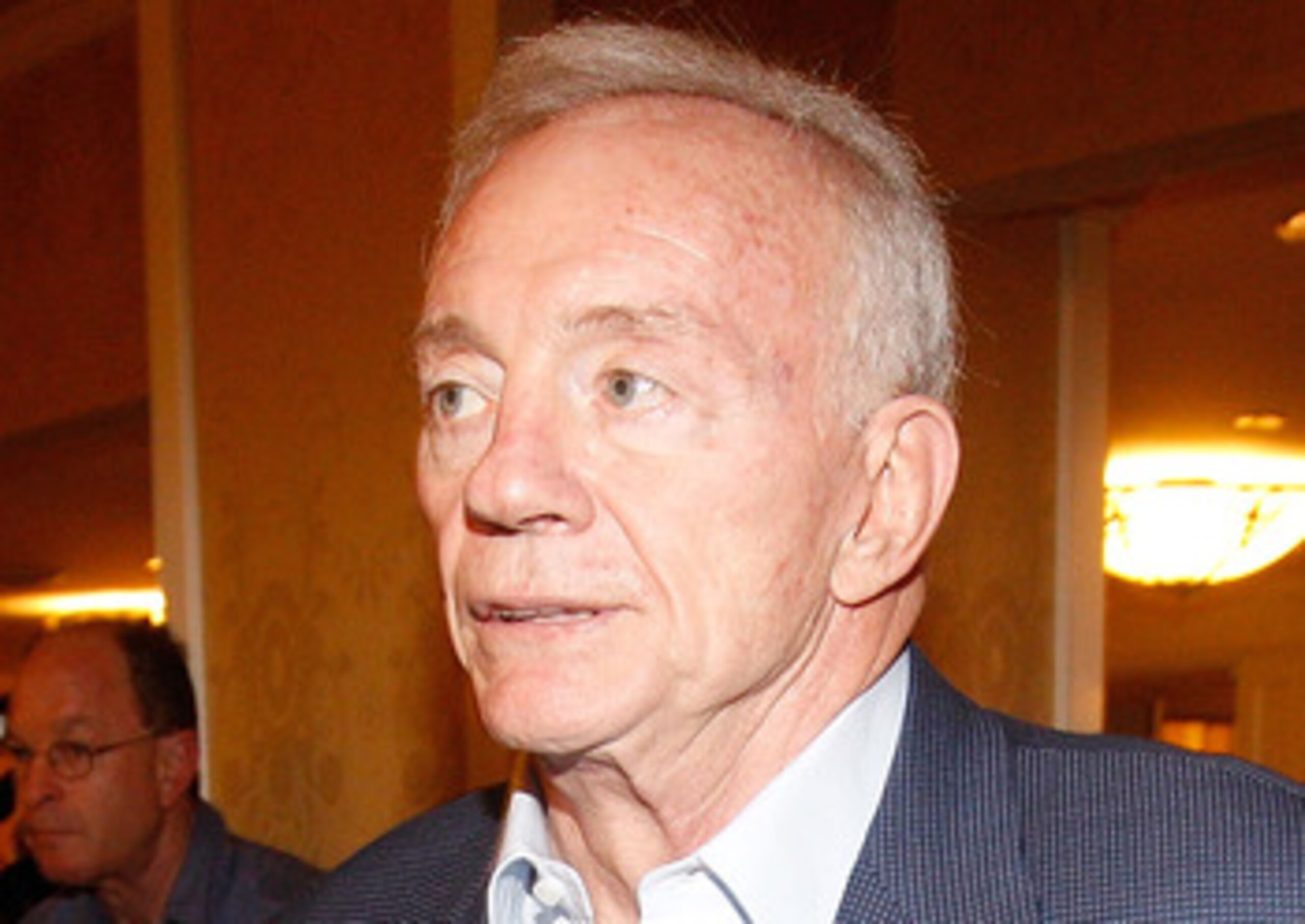 NEW ORLEANS, LA - MARCH 21: Dallas Cowboys owner Jerry Jones leaves NFL Annual Meetings at the Roosevelt Hotel on March 21, 2011 in New Orleans, Louisiana. Despite a NFL owners imposed lockout in effect since March 12 the league is conducting it's annual