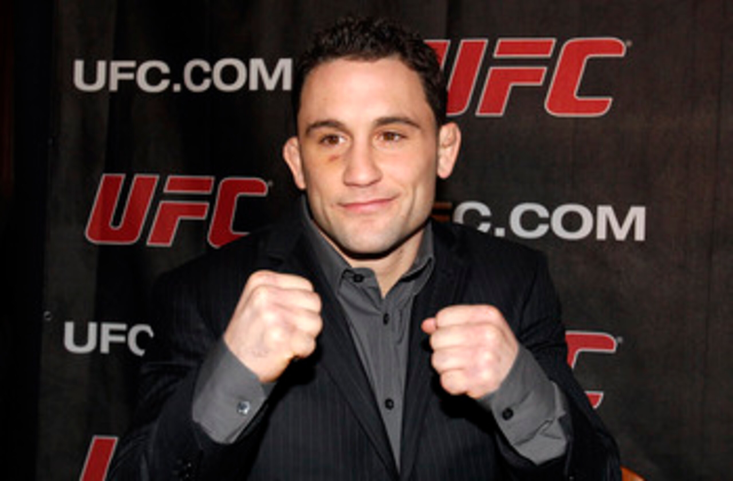 NEW YORK, NY - JANUARY 13: Frankie Edgar, UFC lightweight champion, poses during a press conference to announce commitment to bring UFC to Madison Square Garden and New York State at Madison Square Garden on January 13, 2011 in New York City. (Photo by M NEW YORK, NY - JANUARY 13: Frankie Edgar, UFC lightweight champion, poses during a press conference to announce commitment to bring UFC to Madison Square Garden and New York State at Madison Square Garden on January 13, 2011 in New York City. (Photo by M