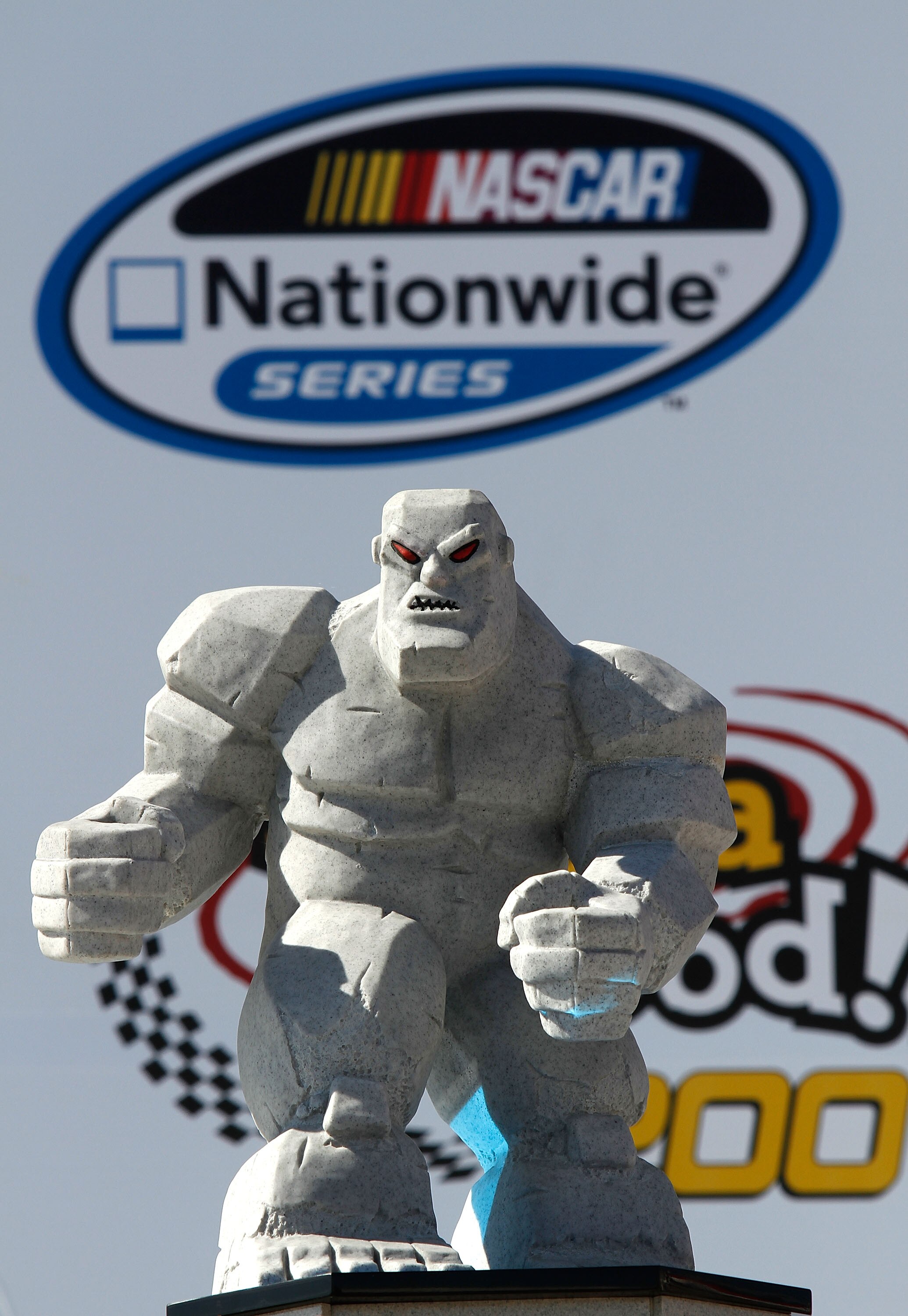 DOVER, DE - MAY 15:  A general view of the Monster Mile trophy in victory lane during the NASCAR Nationwide Series Heluva Good! 200 at Dover International Speedway on May 15, 2010 in Dover, Delaware.  (Photo by Jason Smith/Getty Images for NASCAR)
