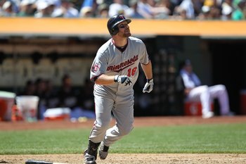 OAKLAND, CA - JUNE 06:  Jason Kubel #16 of the Minnesota Twins bats against the Oakland Athletics during an MLB game at the Oakland-Alameda County Coliseum on June 6, 2010 in Oakland, California.  (Photo by Jed Jacobsohn/Getty Images)