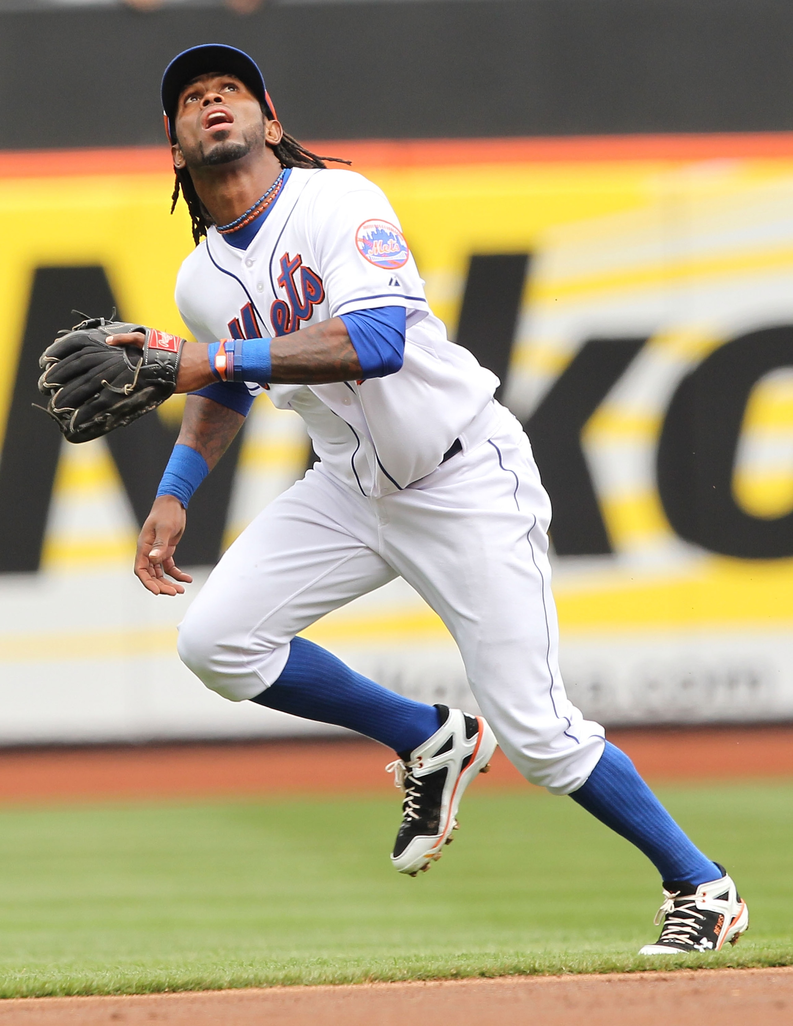 NEW YORK, NY - APRIL 10: Jose Reyes #7 of the New York Mets in action against the Washington Nationals during their game on April 10, 2011 at Citi Field in the Flushing neighborhood of the Queens borough of New York City. (Photo by Al Bello/Getty Images NEW YORK, NY - APRIL 10: Jose Reyes #7 of the New York Mets in action against the Washington Nationals during their game on April 10, 2011 at Citi Field in the Flushing neighborhood of the Queens borough of New York City. (Photo by Al Bello/Getty Images