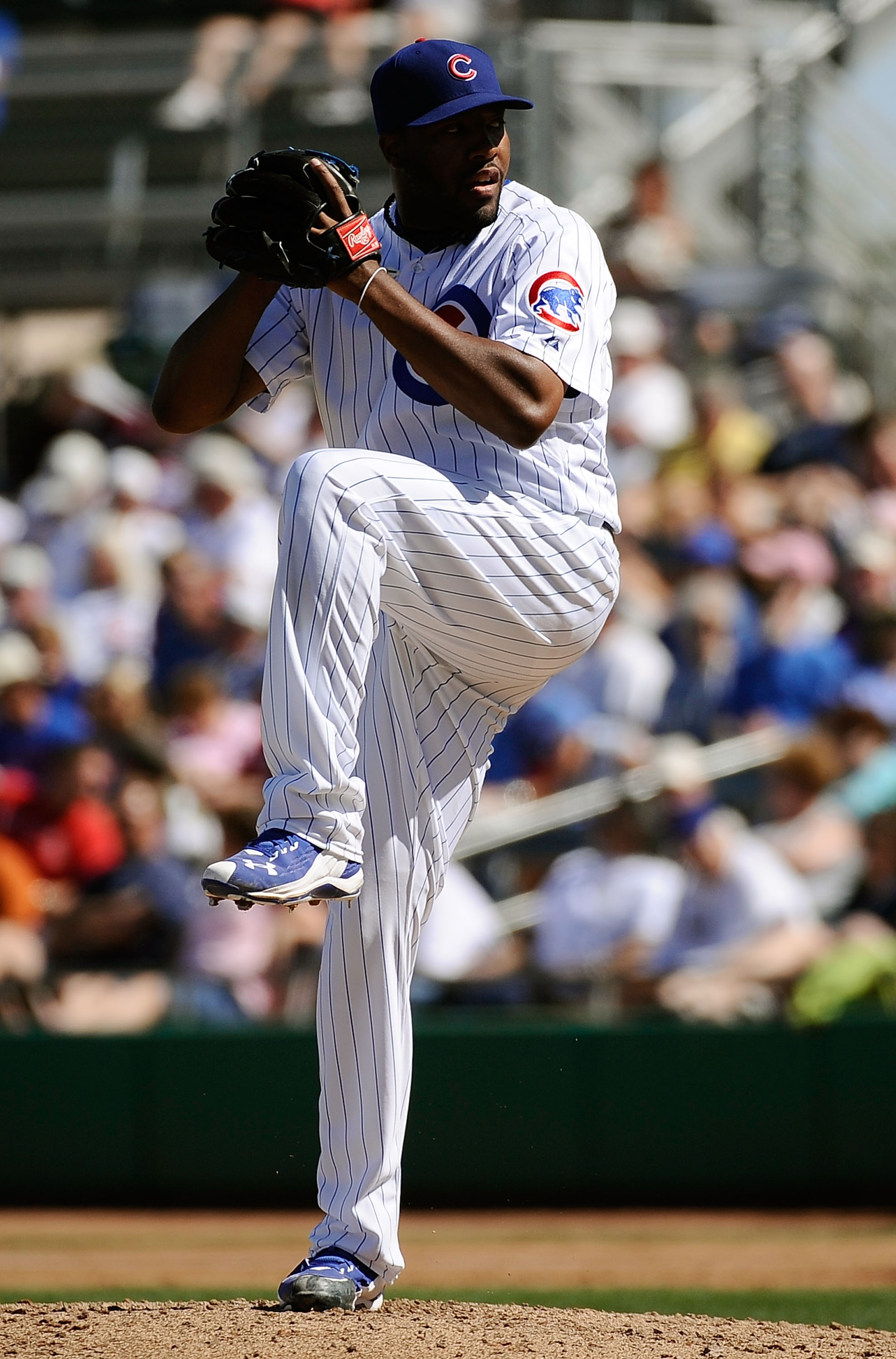 MESA, AZ - MARCH 09: Jay Jackson #65 of the Chicago Cubs throws a pitch against the Kansas City Royals during the spring training baseball game at HoHoKam Stadium on March 9, 2011 in Mesa, Arizona. (Photo by Kevork Djansezian/Getty Images) MESA, AZ - MARCH 09: Jay Jackson #65 of the Chicago Cubs throws a pitch against the Kansas City Royals during the spring training baseball game at HoHoKam Stadium on March 9, 2011 in Mesa, Arizona. (Photo by Kevork Djansezian/Getty Images)