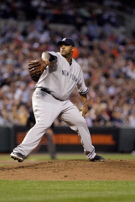 BALTIMORE, MD - APRIL 23:  Pitcher CC Sabathia #52 of the New York Yankees delivers to a Baltimore Orioles batter at Oriole Park at Camden Yards on April 23, 2011 in Baltimore, Maryland.  (Photo by Rob Carr/Getty Images)