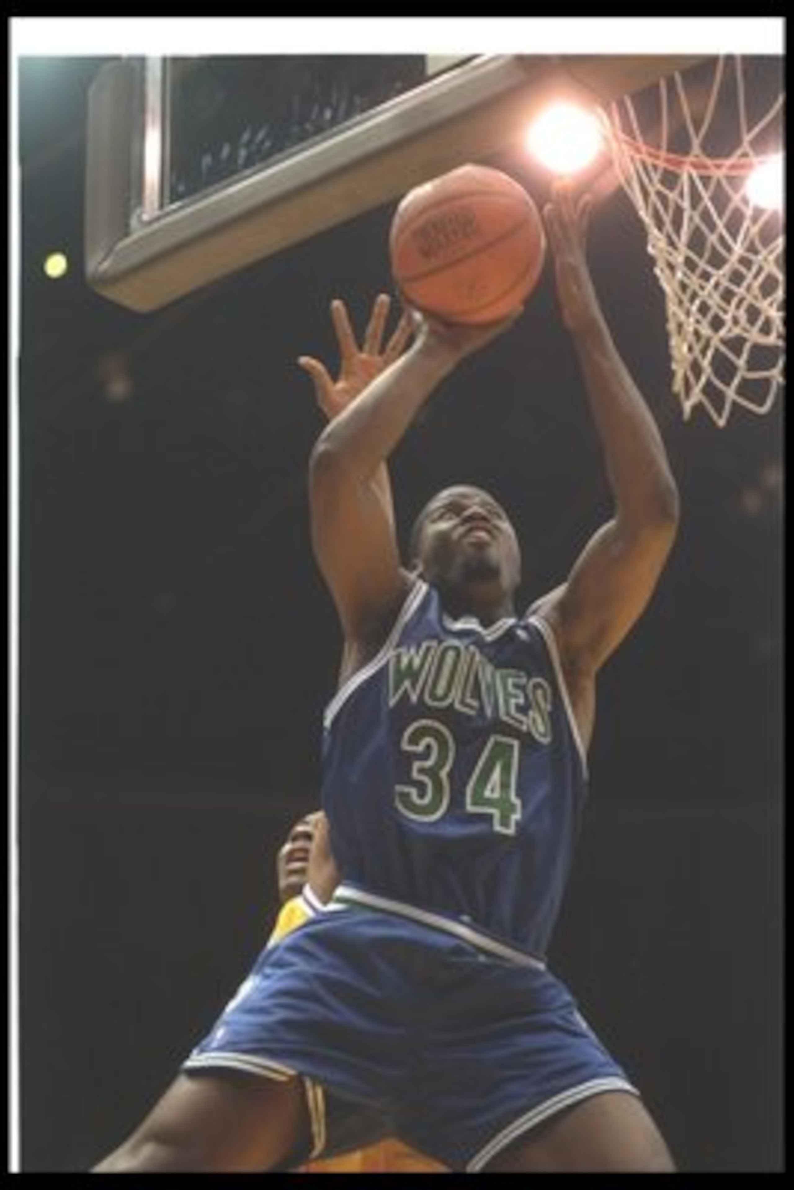 29 Mar 1994: Guard Isaiah Rider of the Minnesota Timberwolves goes up for two during a game against the Los Angeles Lakers at the Great Western Forum in Inglewood, California.