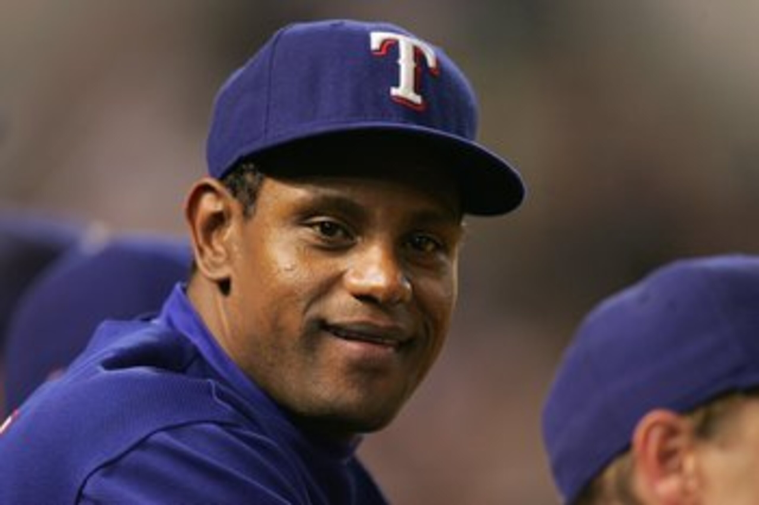 ARLINGTON, TX - AUGUST 28:  Sammy Sosa #21 of the Texas Rangers looks on against the Chicago White Sox on August 28, 2007 at Rangers Ballpark in Arlington, Texas. The Rangers won 4-3. (Photo by Ronald Martinez/Getty Images)